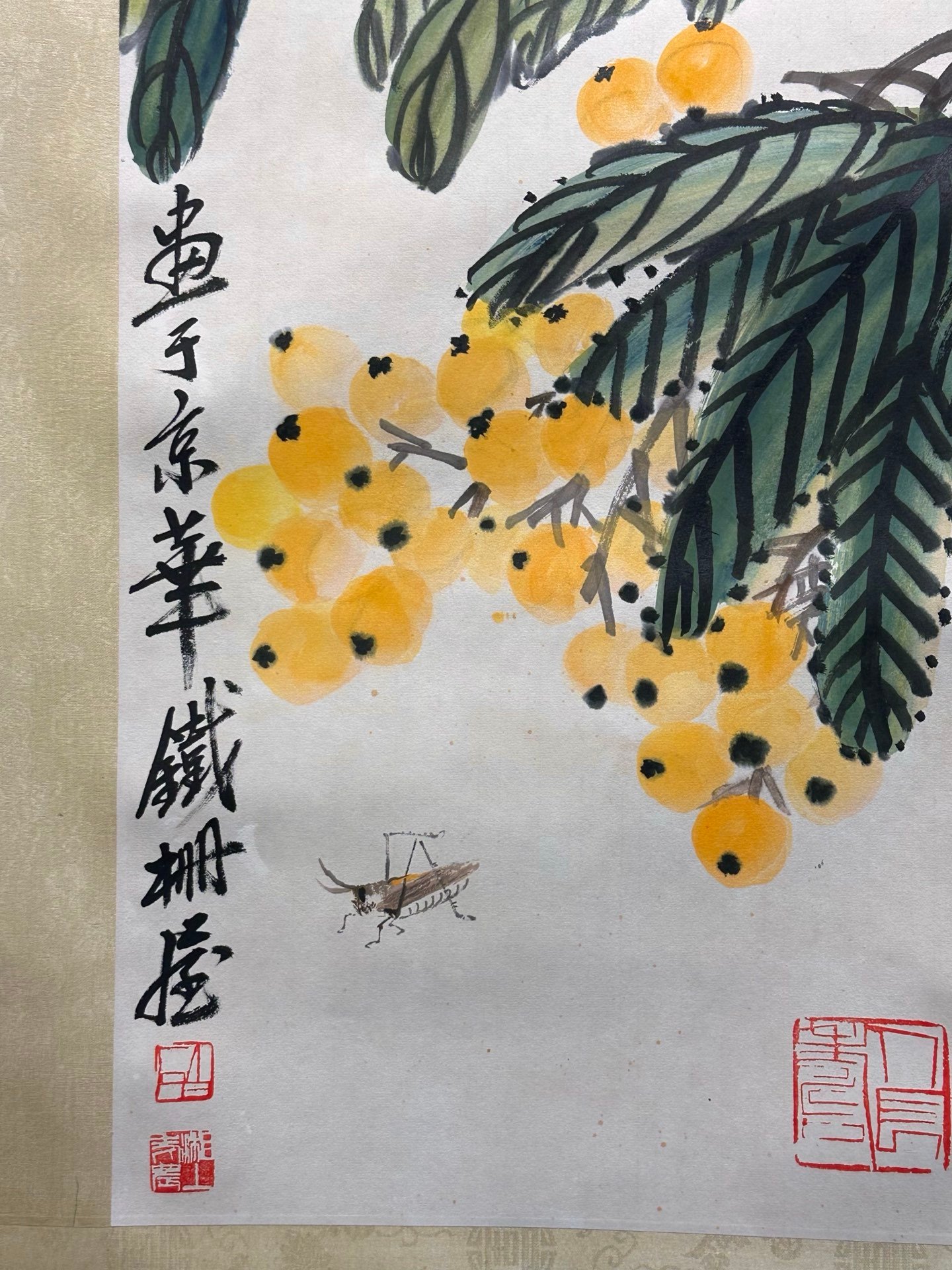 Chinese scroll painting Qi Baishi