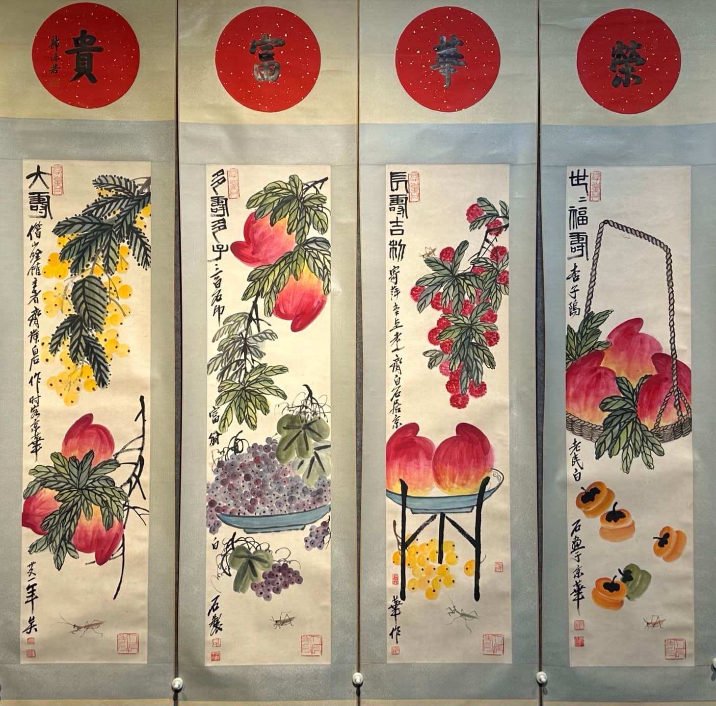 Chinese scroll painting Qi Baishi