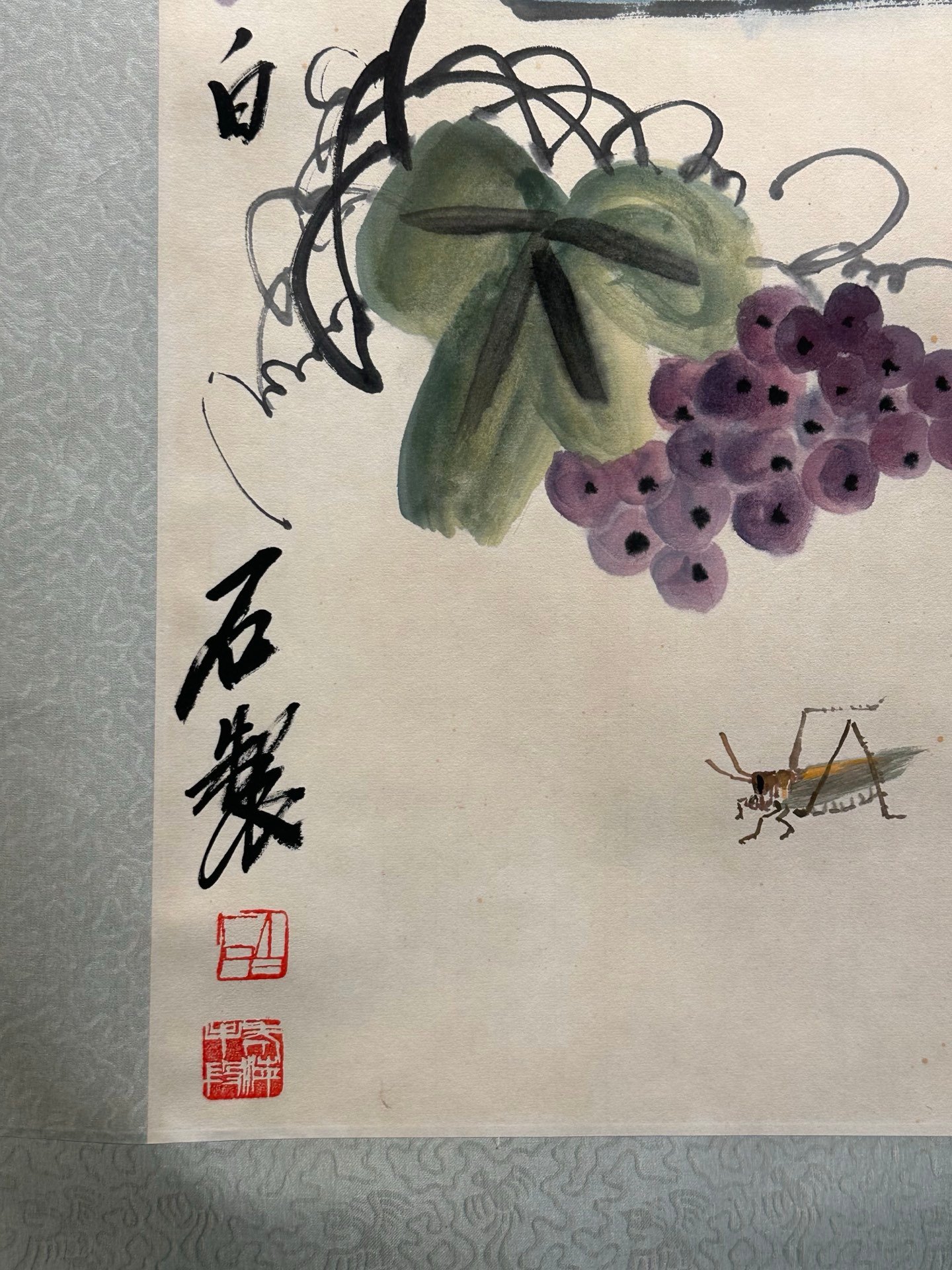 Chinese scroll painting Qi Baishi