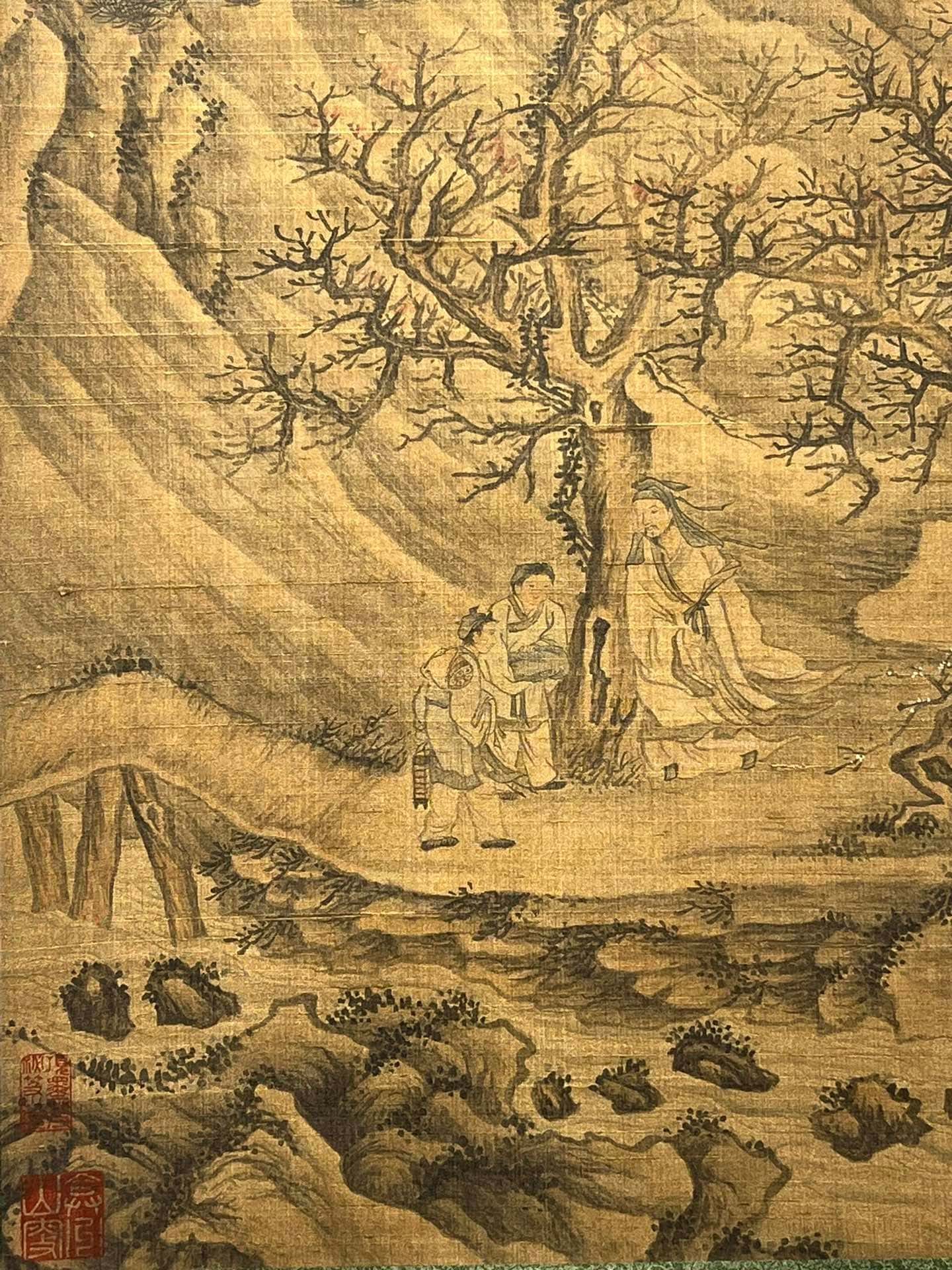 Chinese scroll painting Xie Shichen