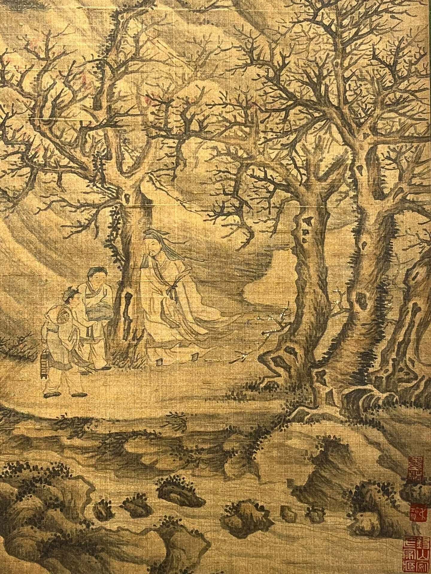 Chinese scroll painting Xie Shichen