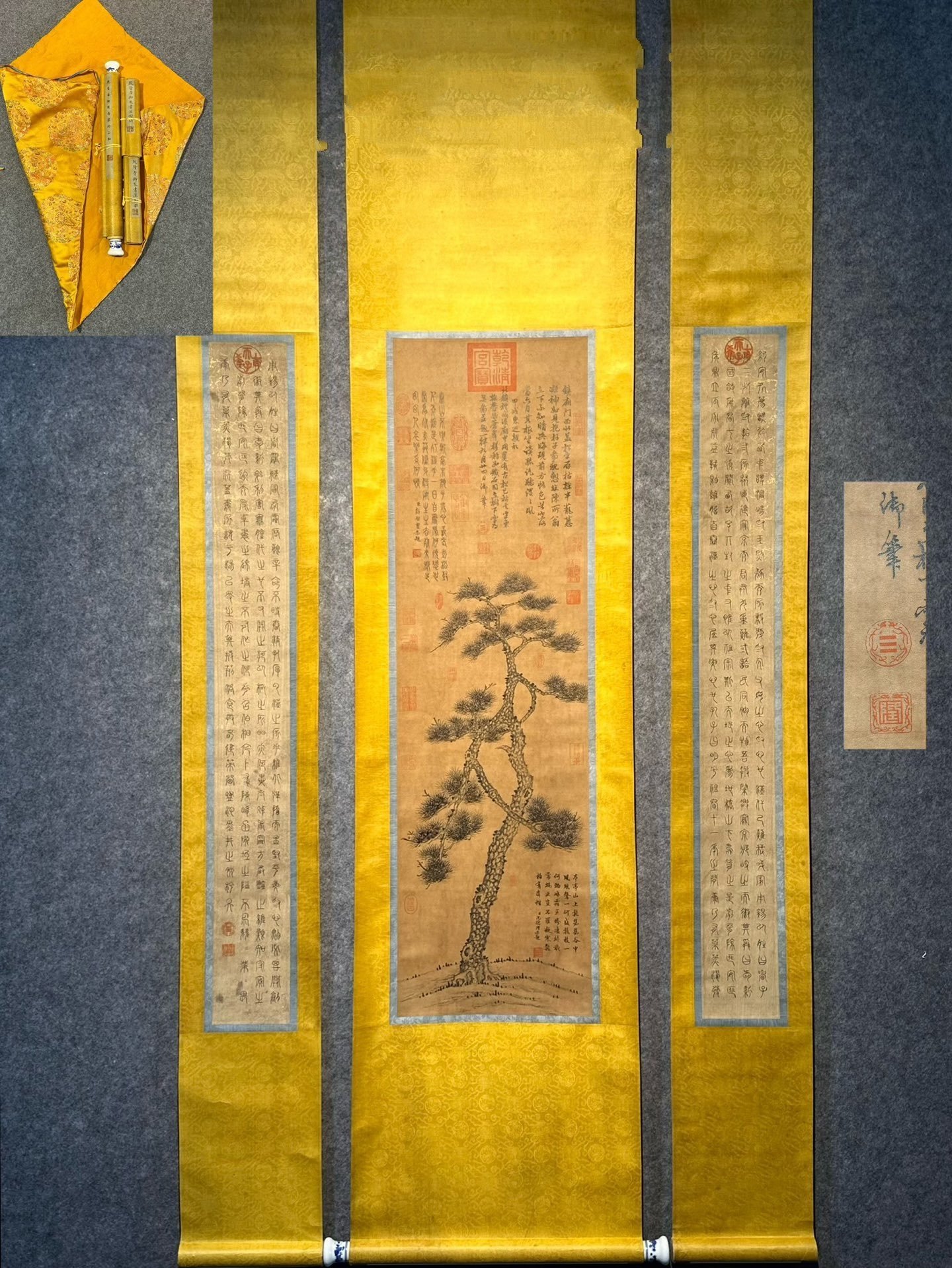 Chinese scroll painting Han Long