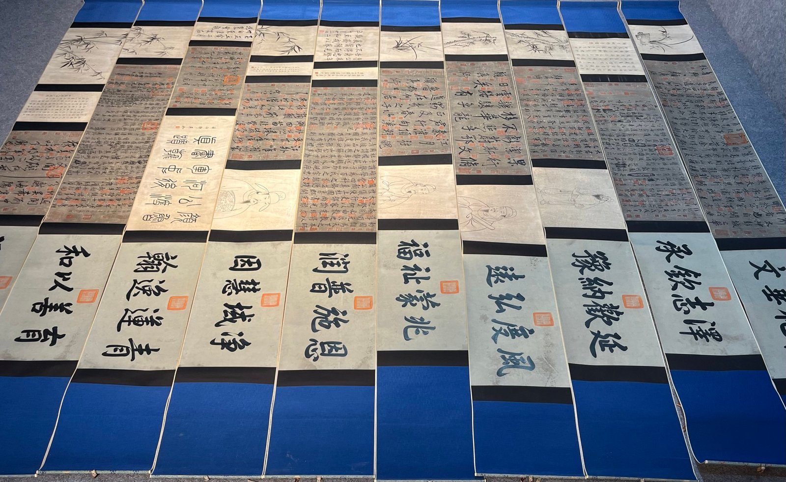 Chinese scroll painting Yan Zhenqings
