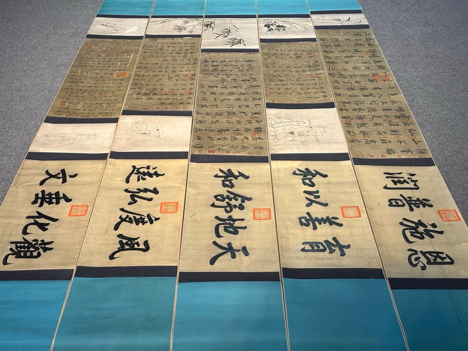 Chinese scroll painting Zhao Mengfu
