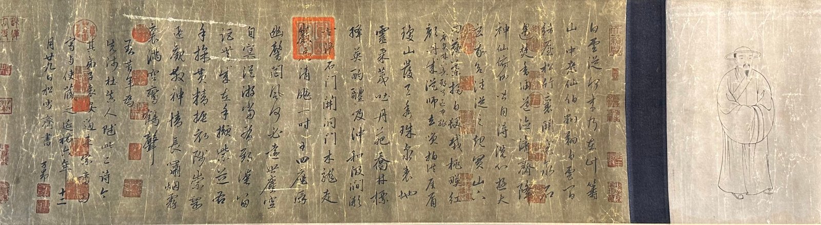 Chinese scroll painting Zhao Mengfu