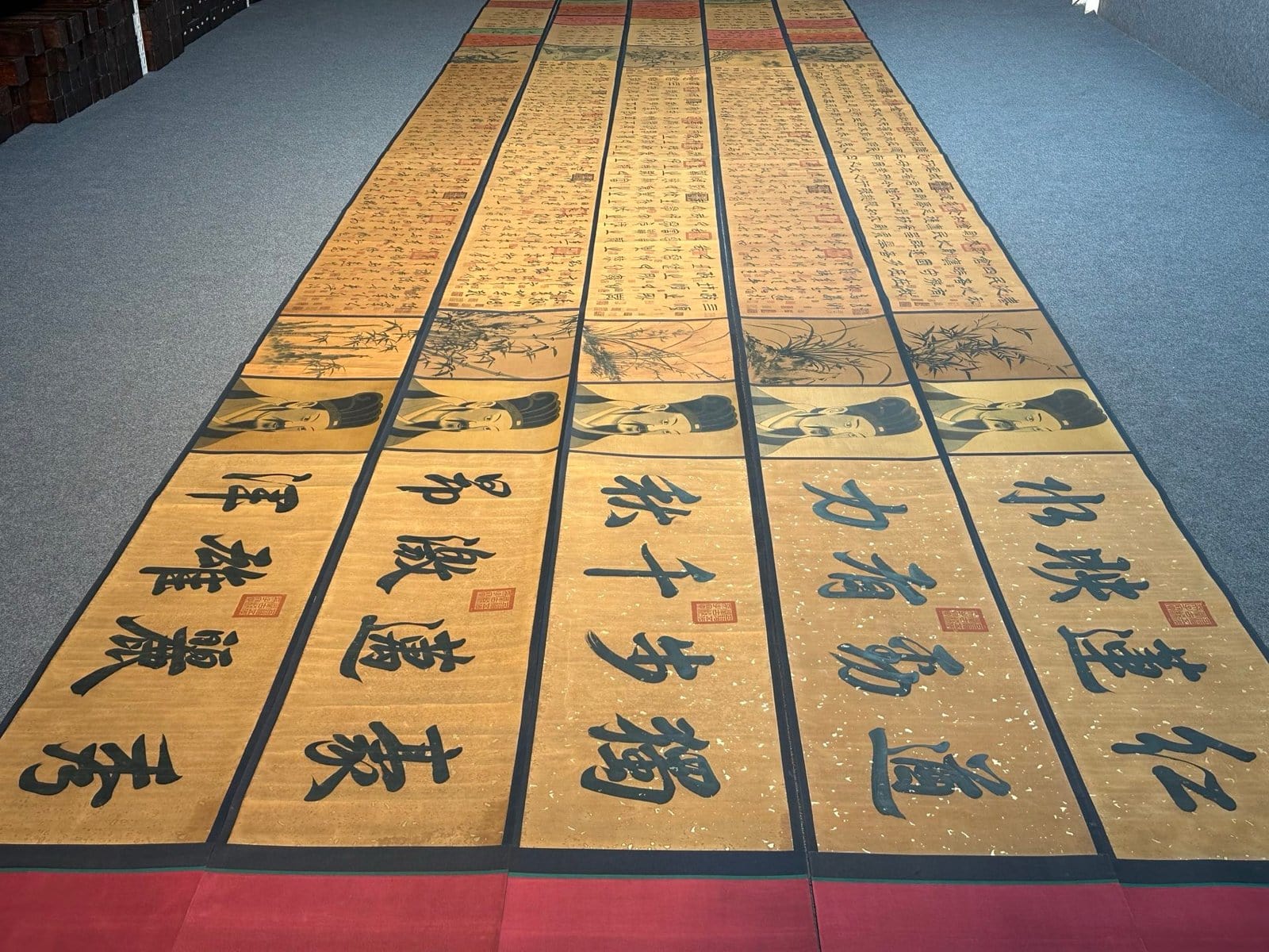 Chinese scroll painting Zhuge Liang