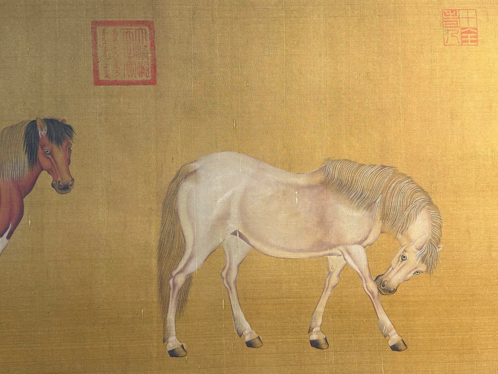Chinese scroll painting Giuseppe