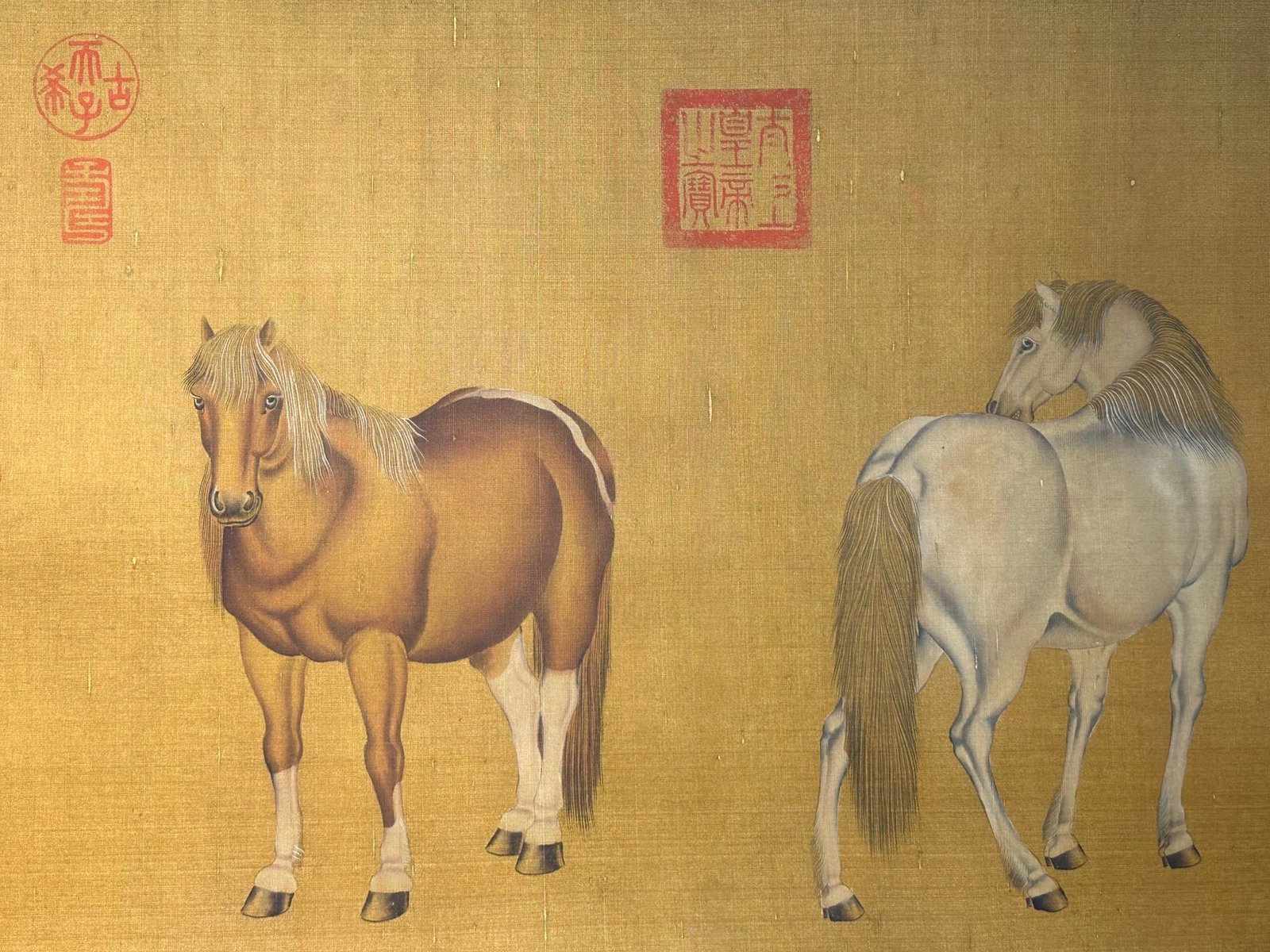 Chinese scroll painting Giuseppe