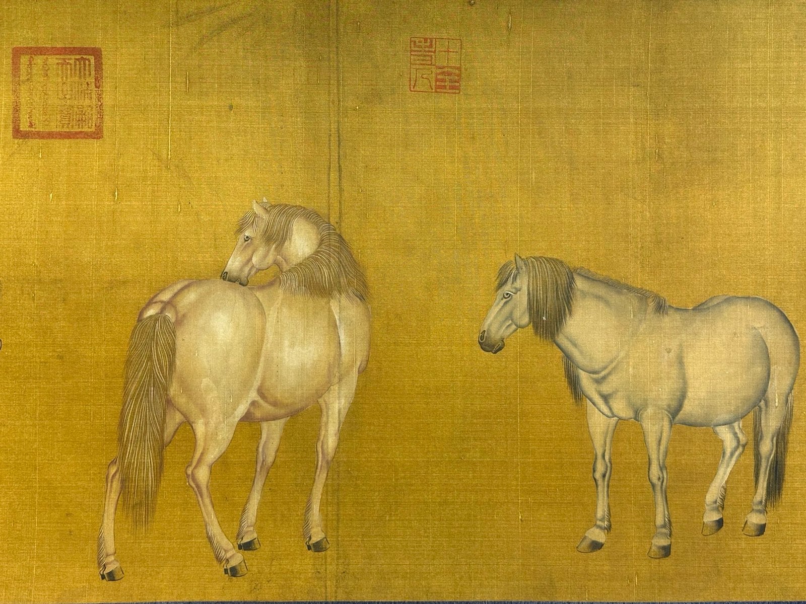 Chinese scroll painting Giuseppe