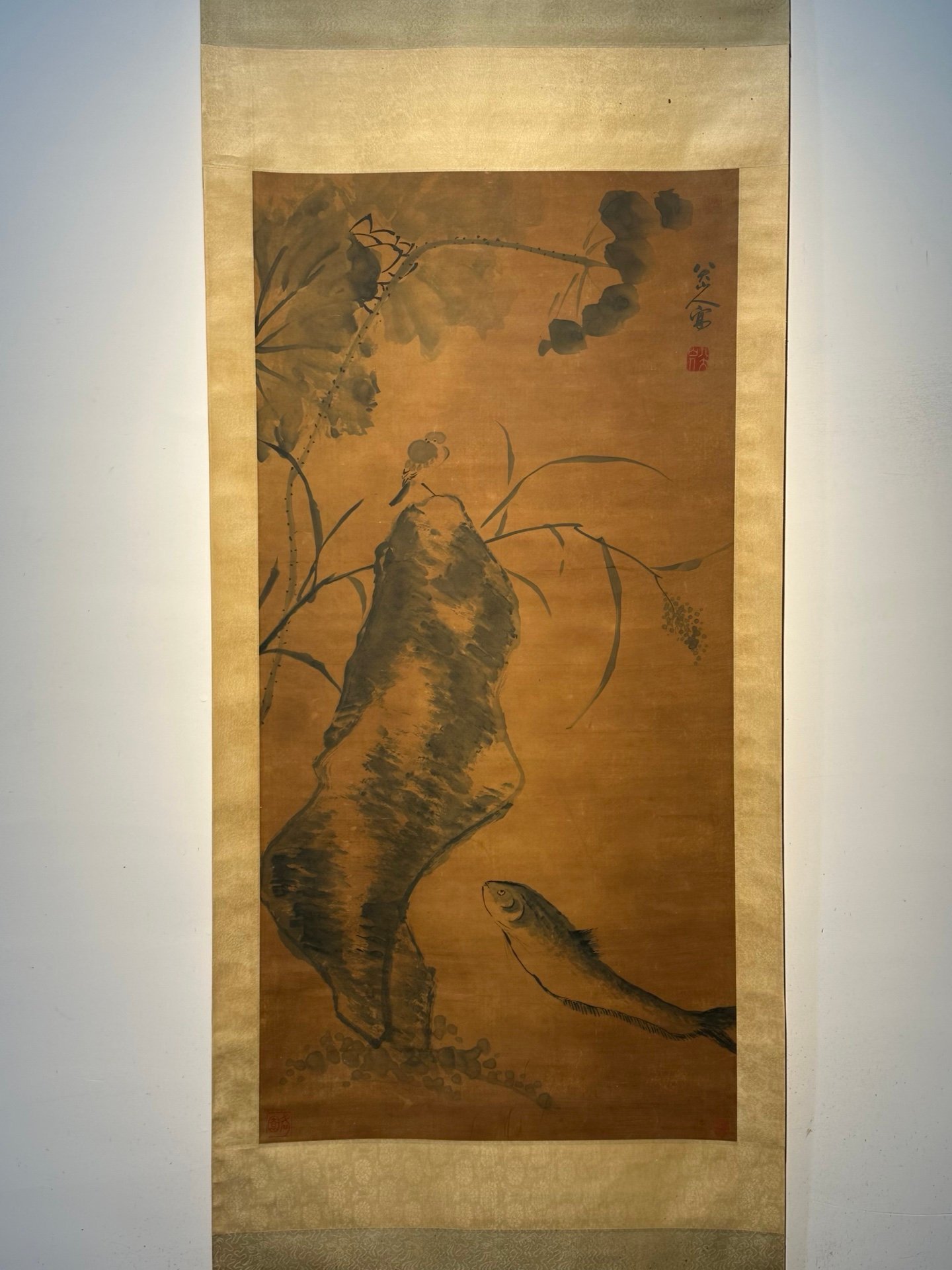 Chinese scroll painting Ba Da Shan Ren