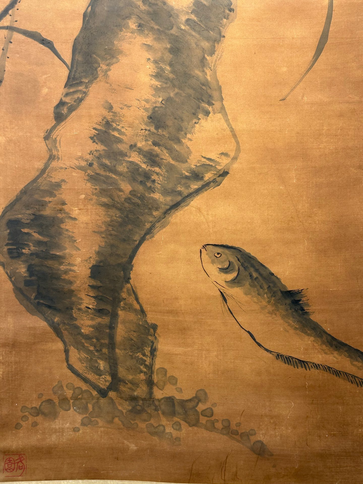 Chinese scroll painting Ba Da Shan Ren