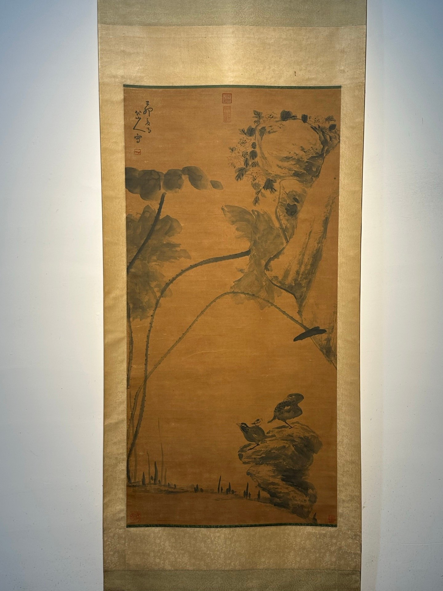 Chinese scroll painting Ba Da Shan Ren