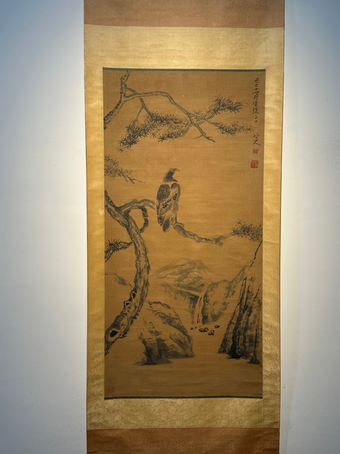Chinese scroll painting Ba Da Shan Ren