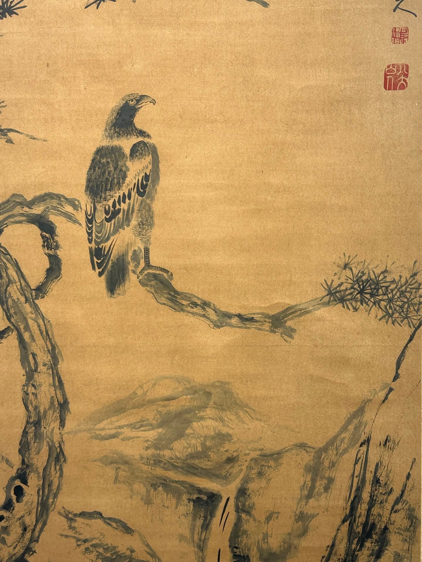 Chinese scroll painting Ba Da Shan Ren
