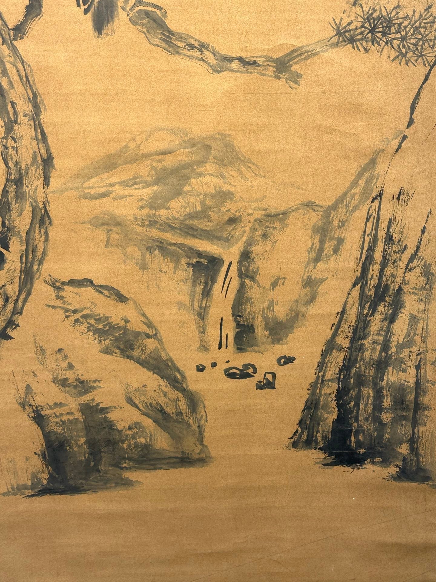 Chinese scroll painting Ba Da Shan Ren
