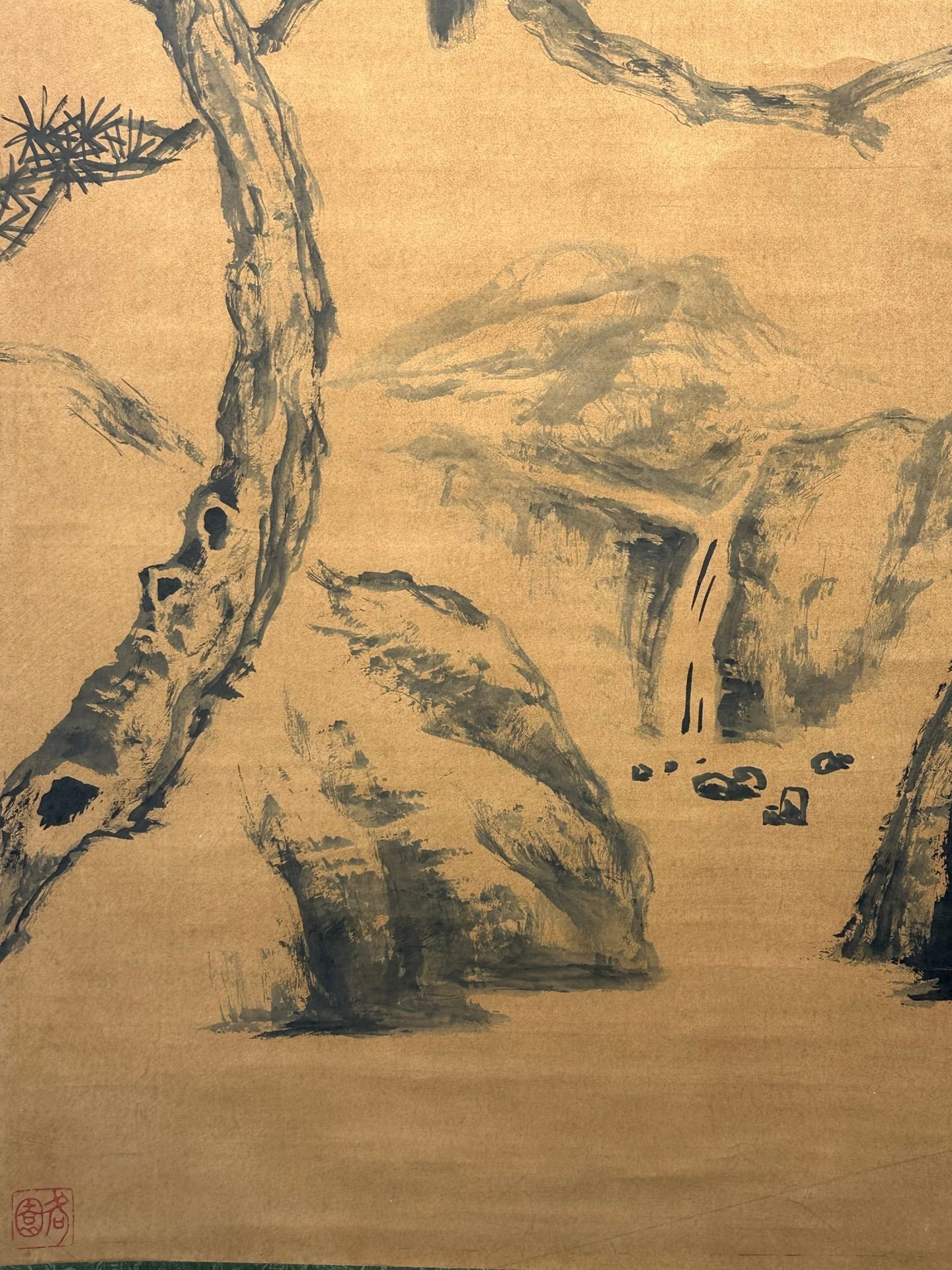 Chinese scroll painting Ba Da Shan Ren