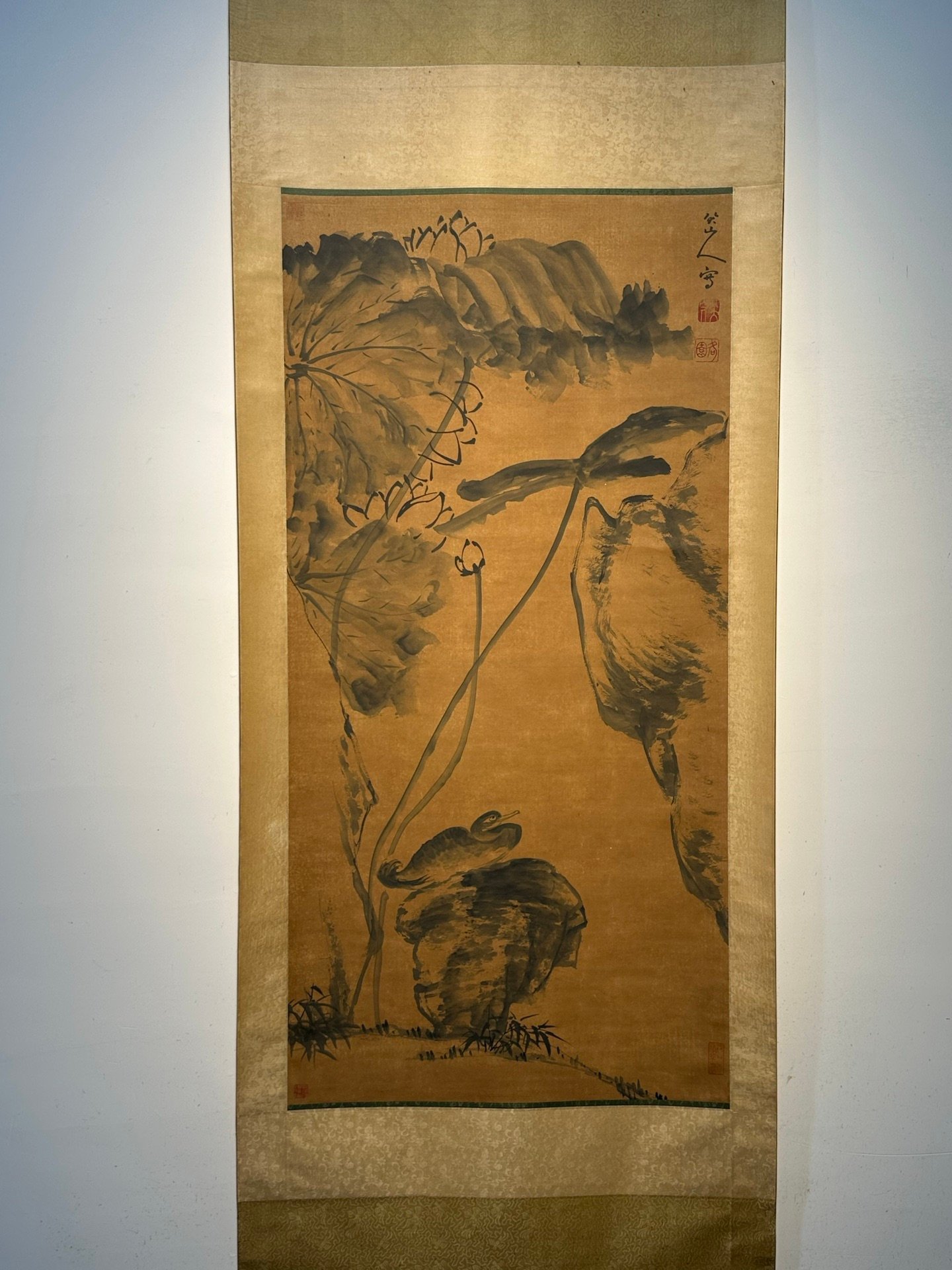 Chinese scroll painting Ba Da Shan Ren