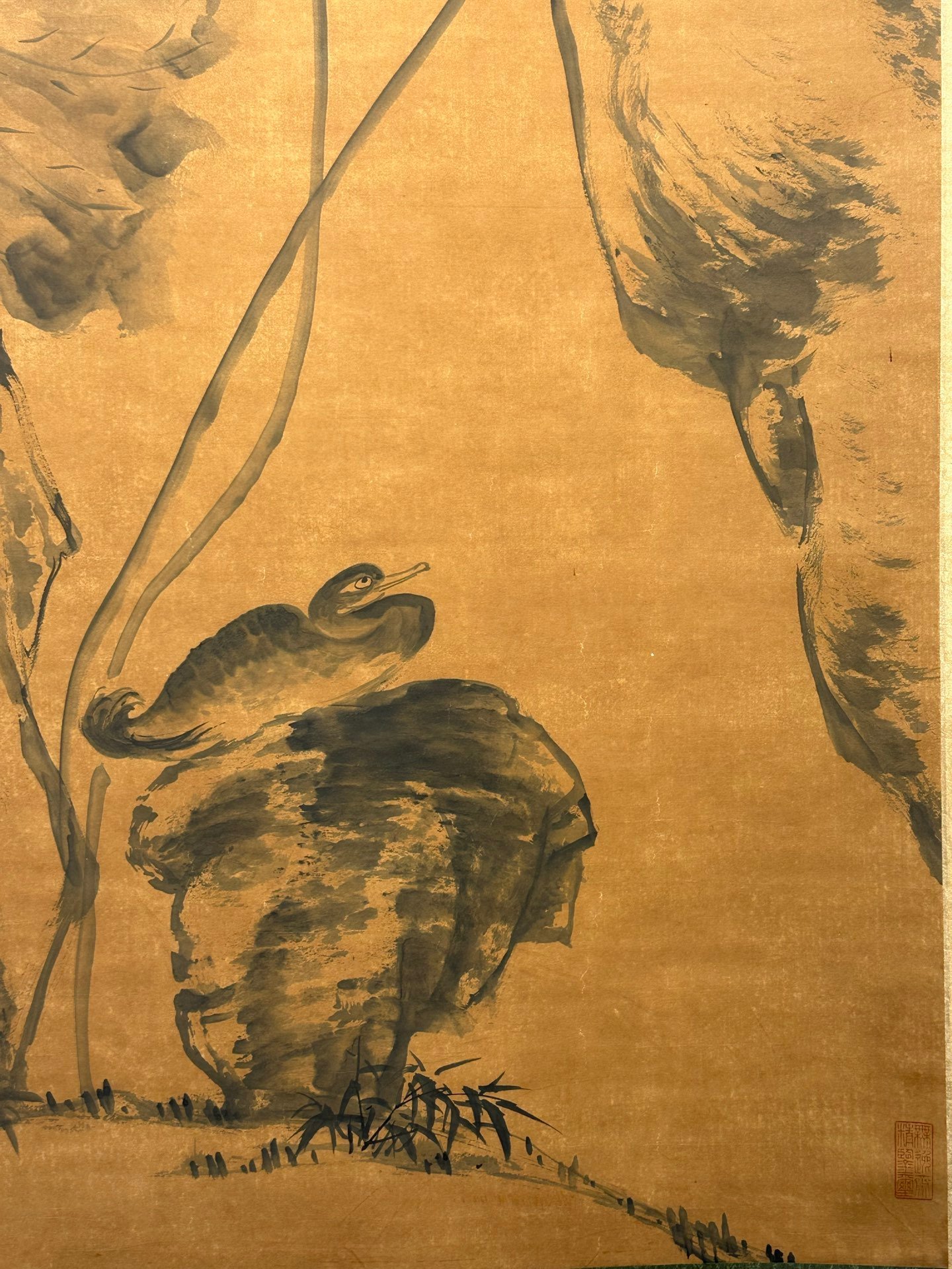 Chinese scroll painting Ba Da Shan Ren