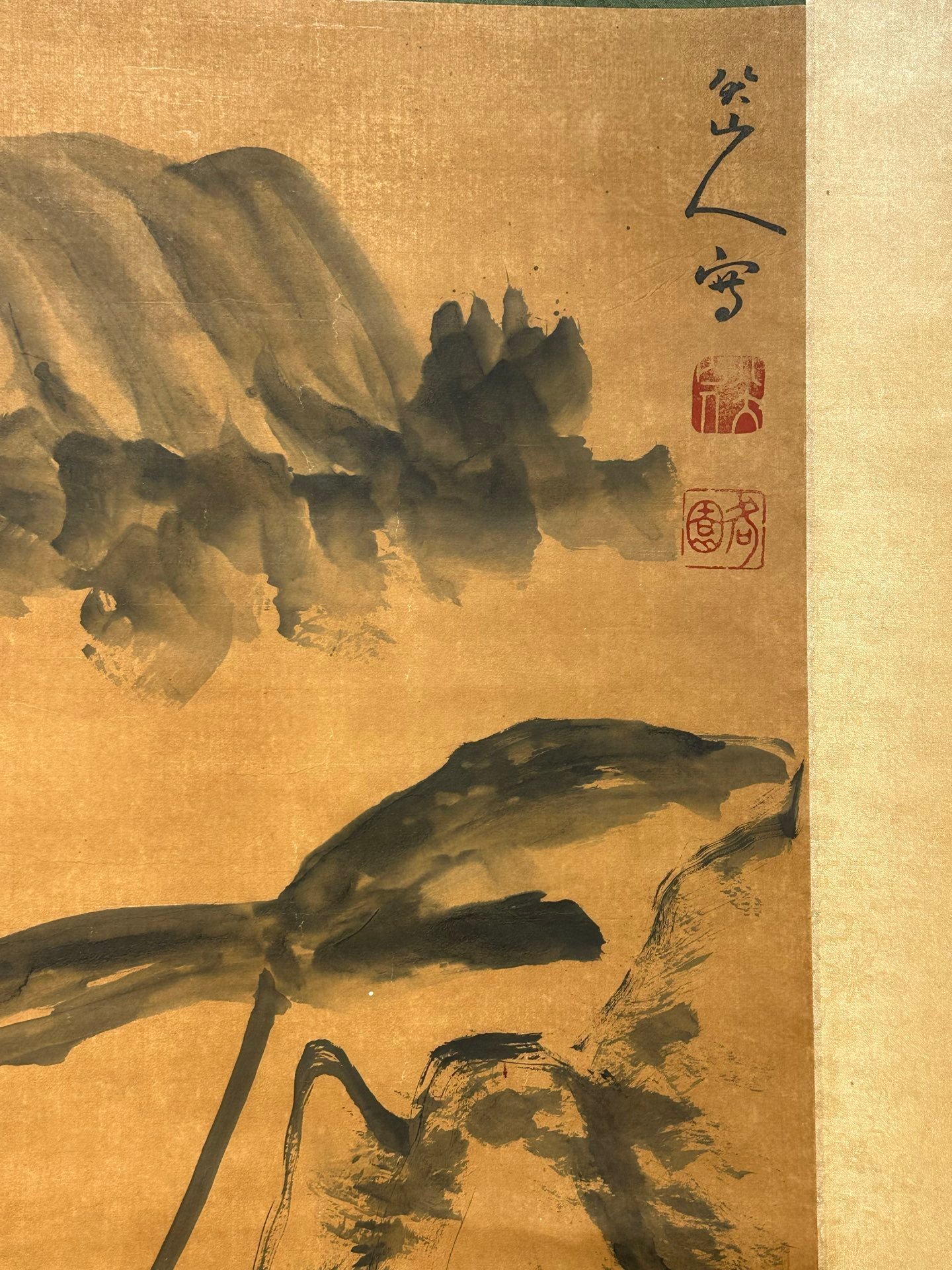 Chinese scroll painting Ba Da Shan Ren