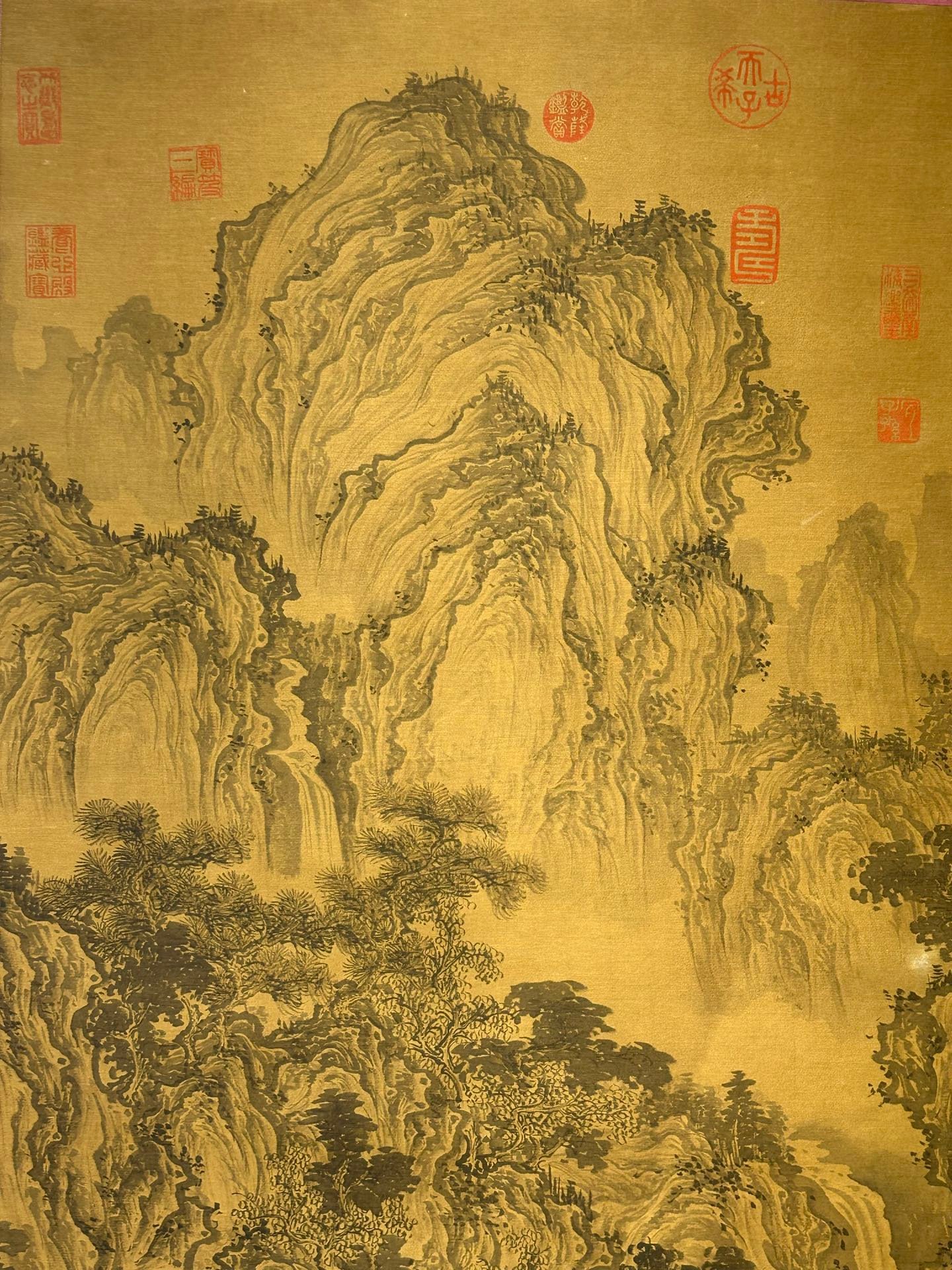 Chinese scroll painting Jing Hao