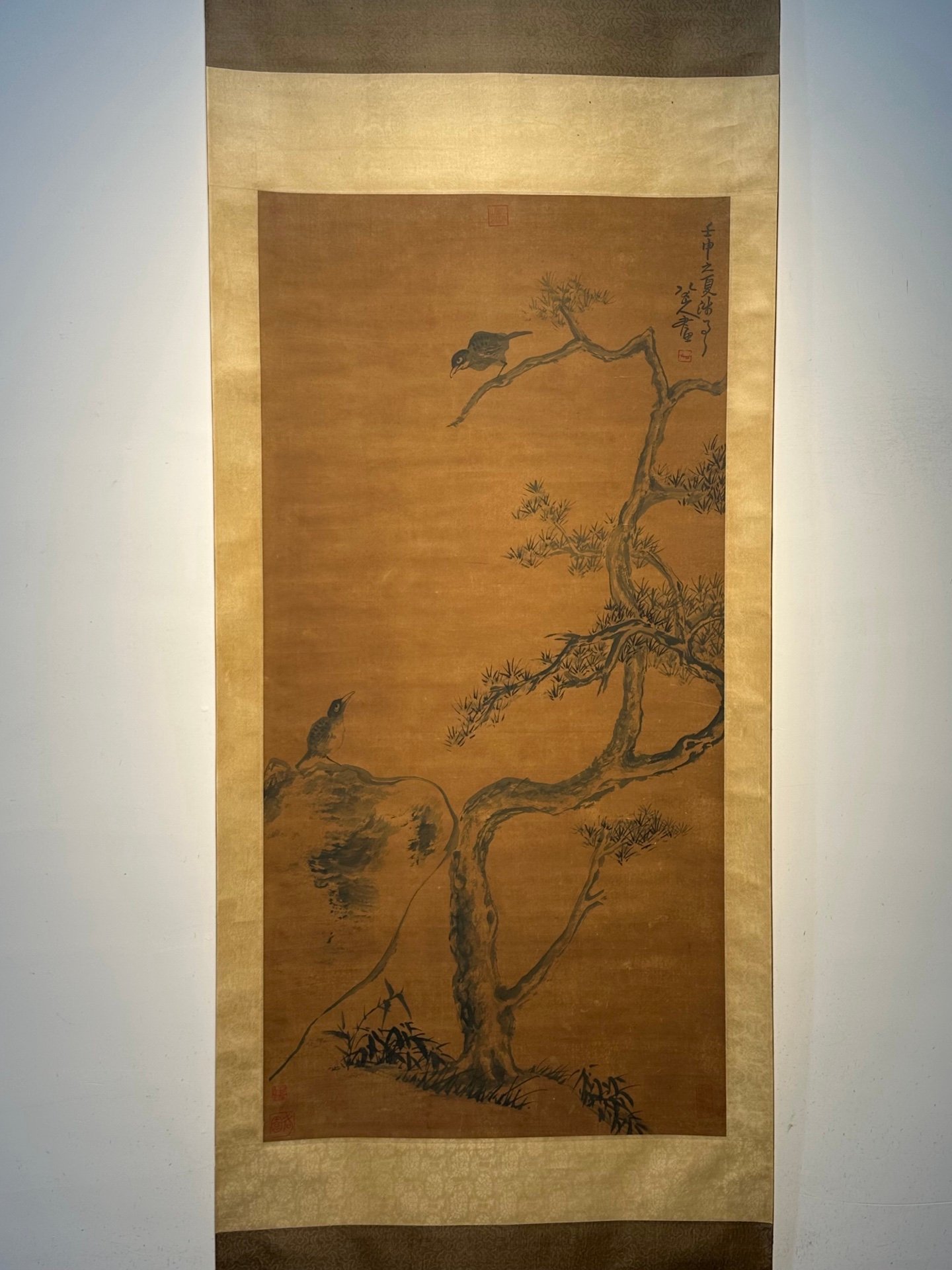 Chinese scroll painting Ba Da Shan Ren