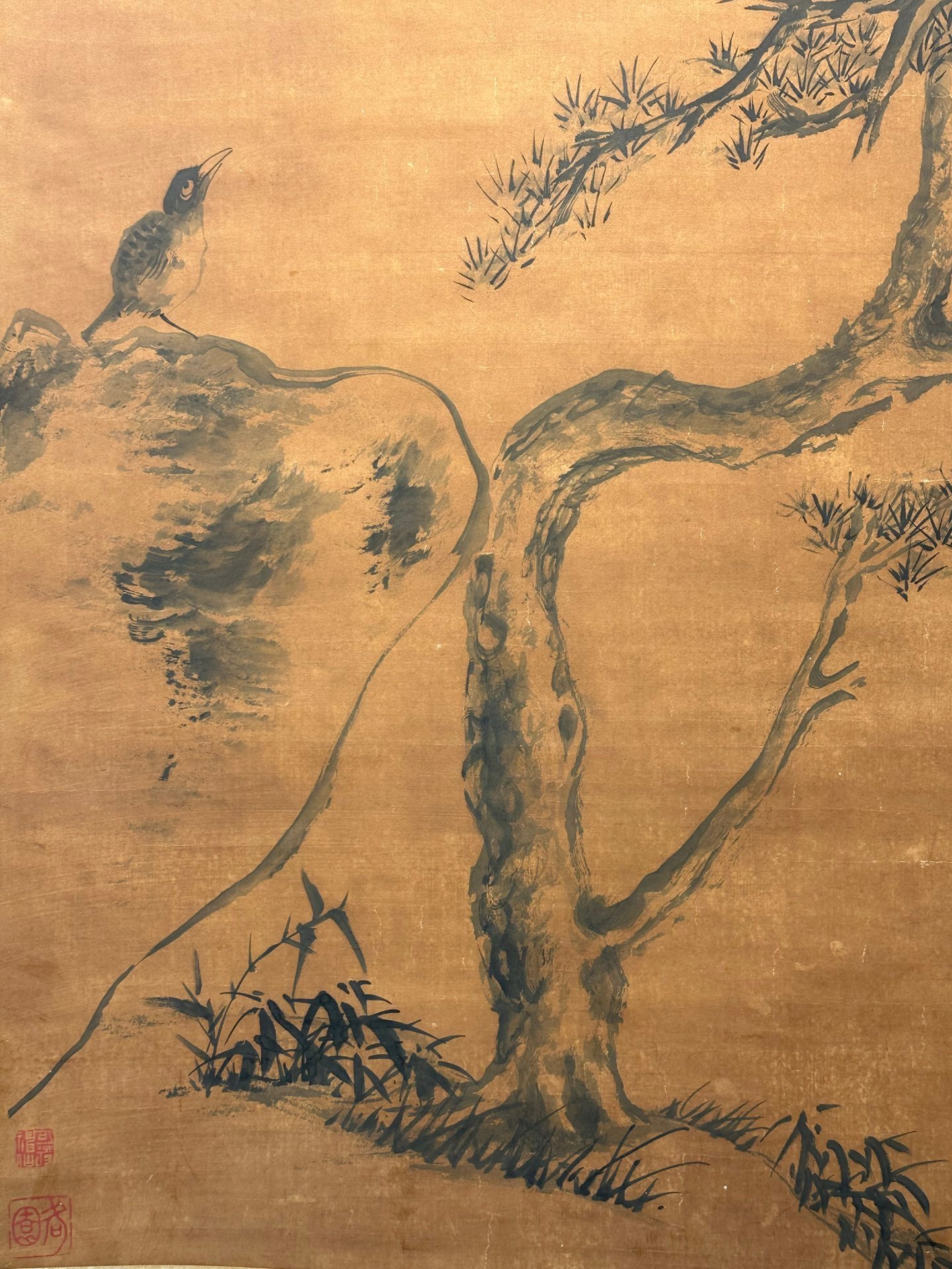 Chinese scroll painting Ba Da Shan Ren