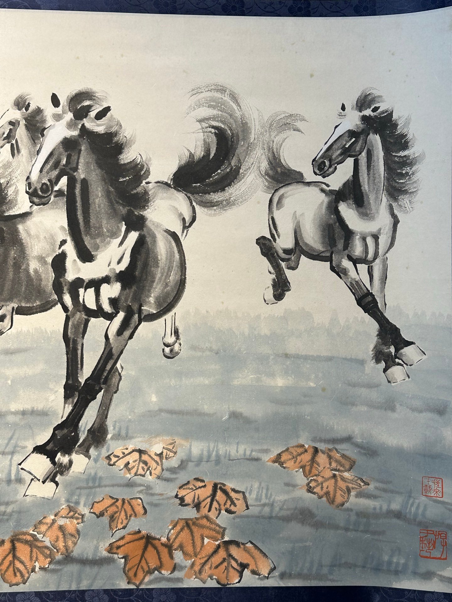 Chinese scroll painting Xu Beihong