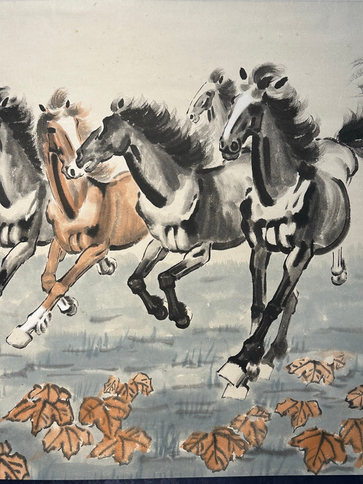Chinese scroll painting Xu Beihong