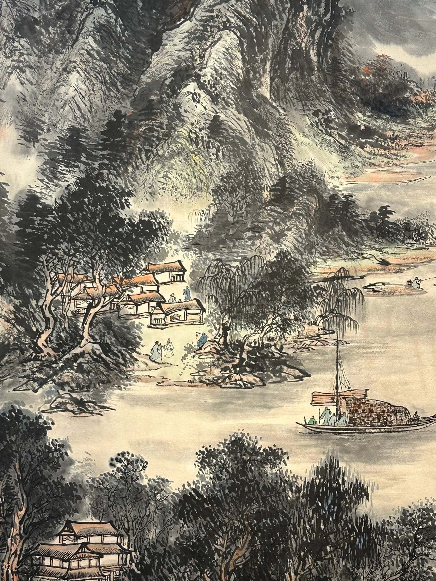Chinese scroll painting Huang Binhong