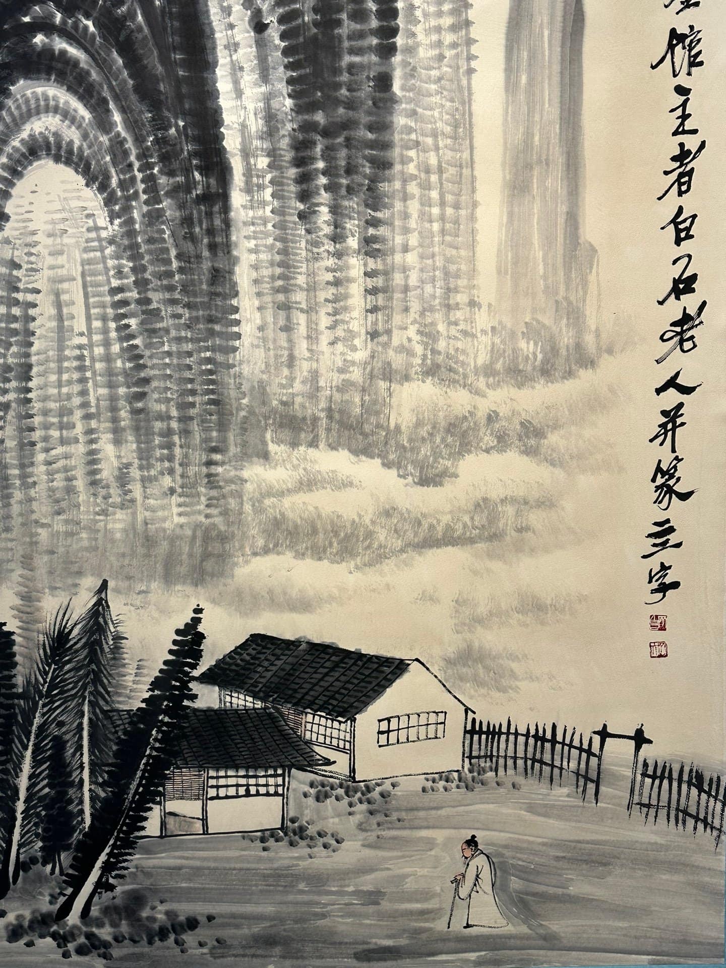 Chinese scroll painting Qi Baishi