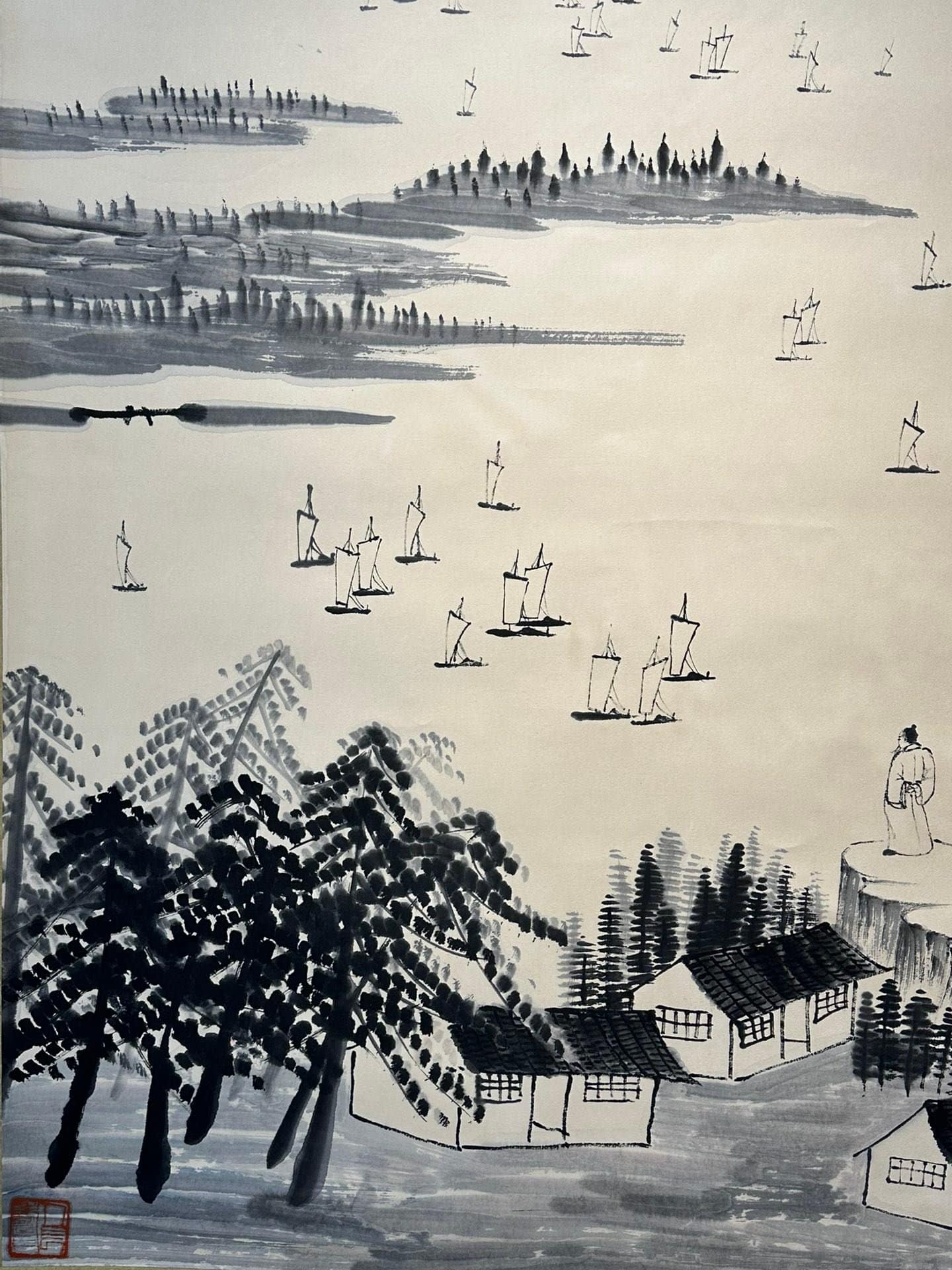 Chinese scroll painting Qi Baishi