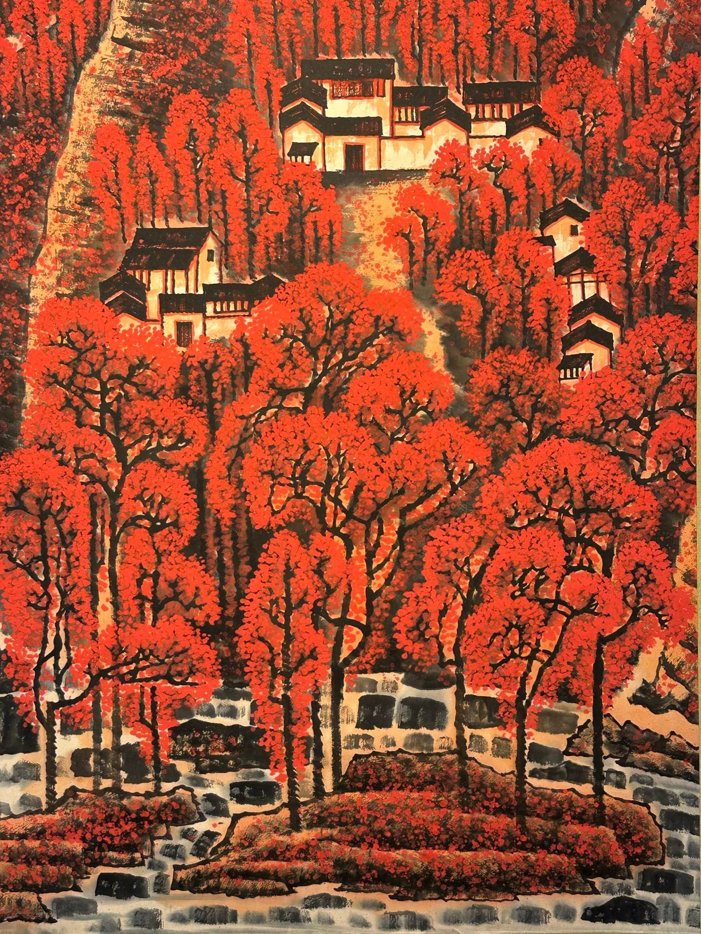 Chinese scroll painting Li Keran
