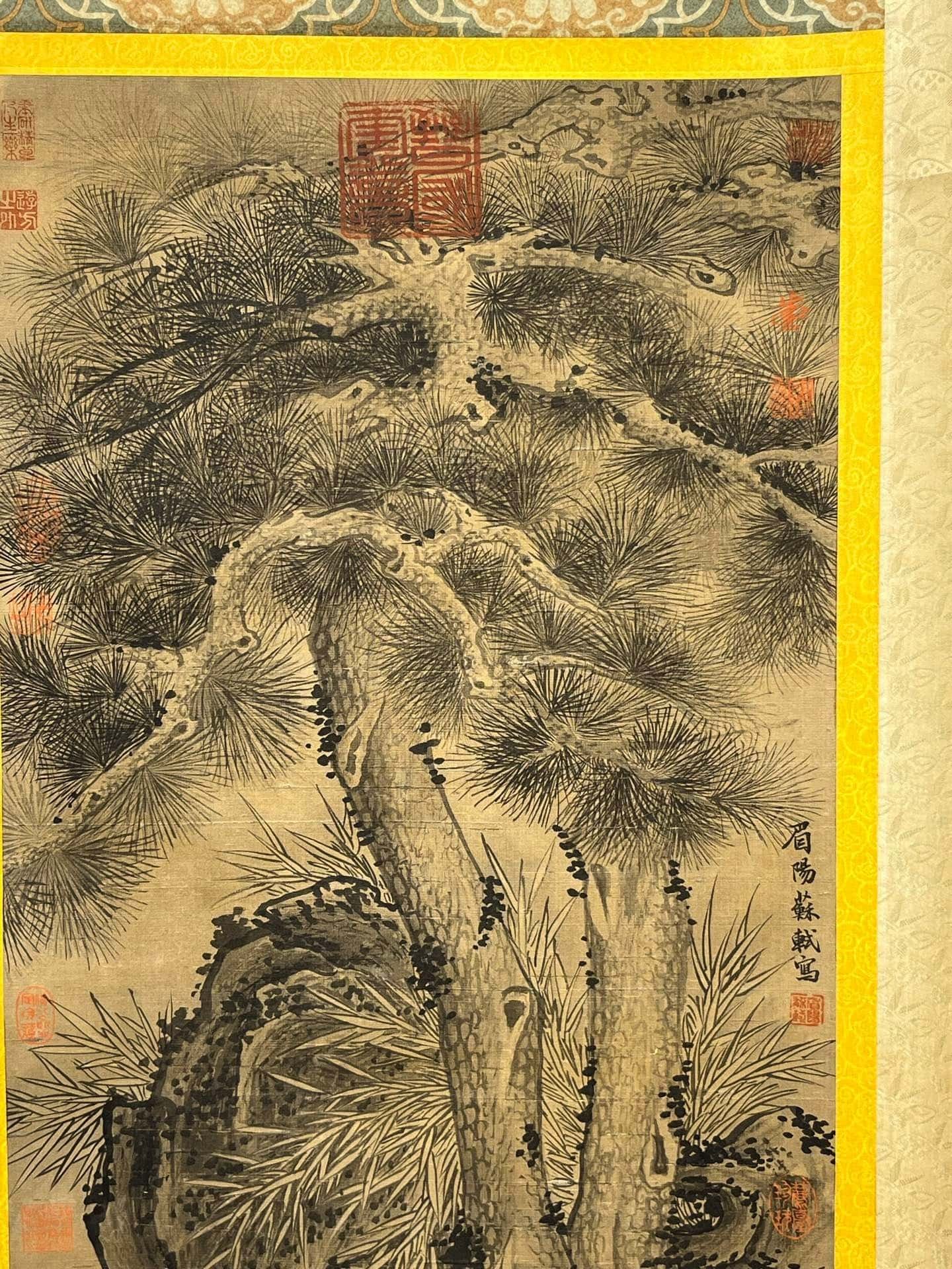 Chinese scroll painting Su Shi