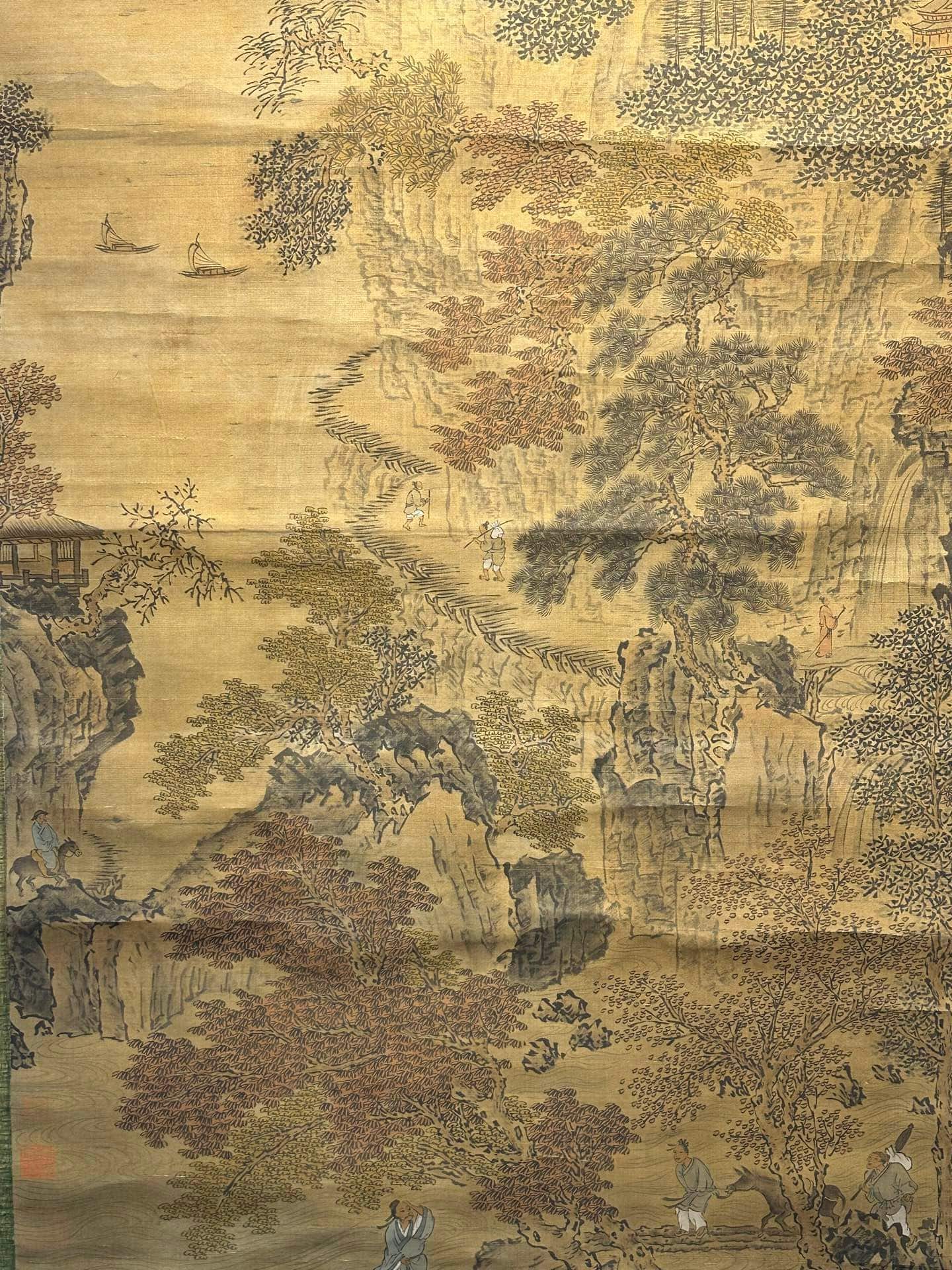 Chinese scroll painting Li Bai