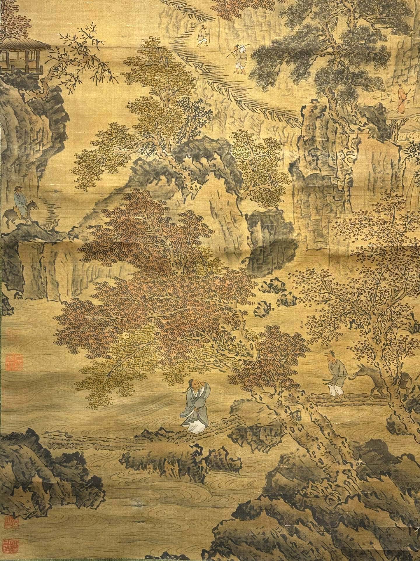 Chinese scroll painting Li Bai