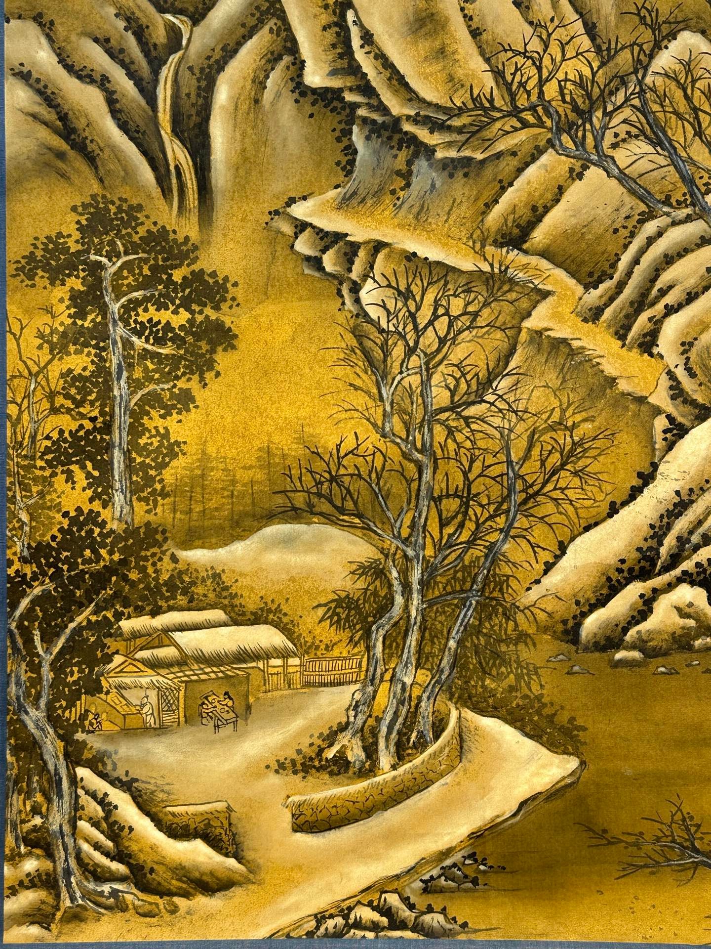 Chinese scroll painting Qin Shi Huang Ying Zheng