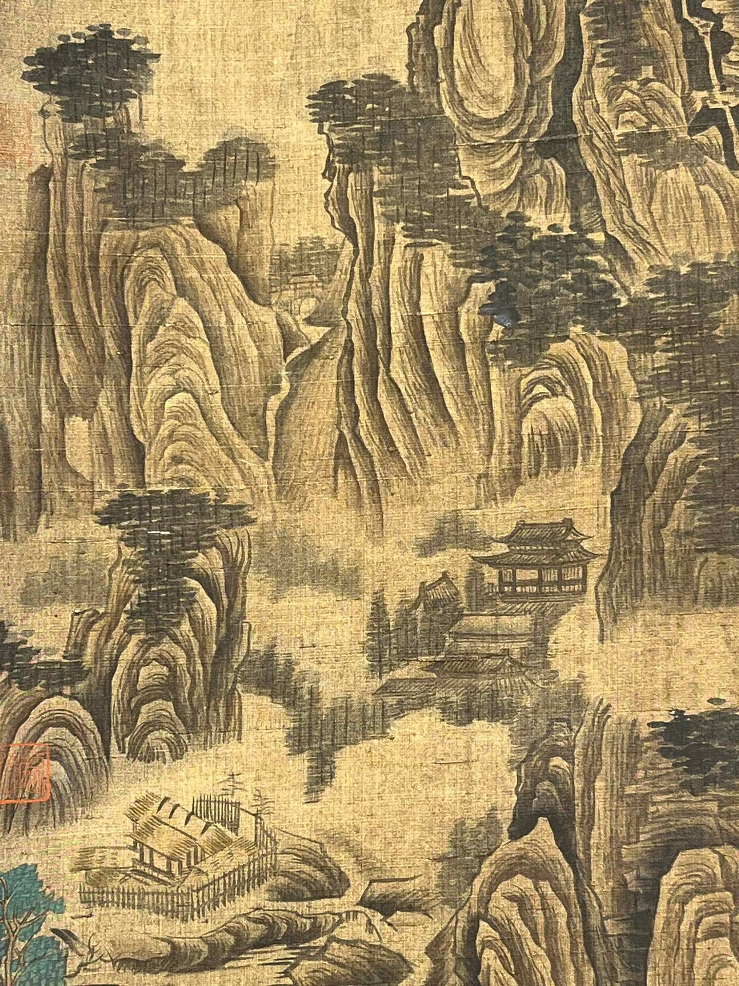 Chinese scroll painting Li Cheng