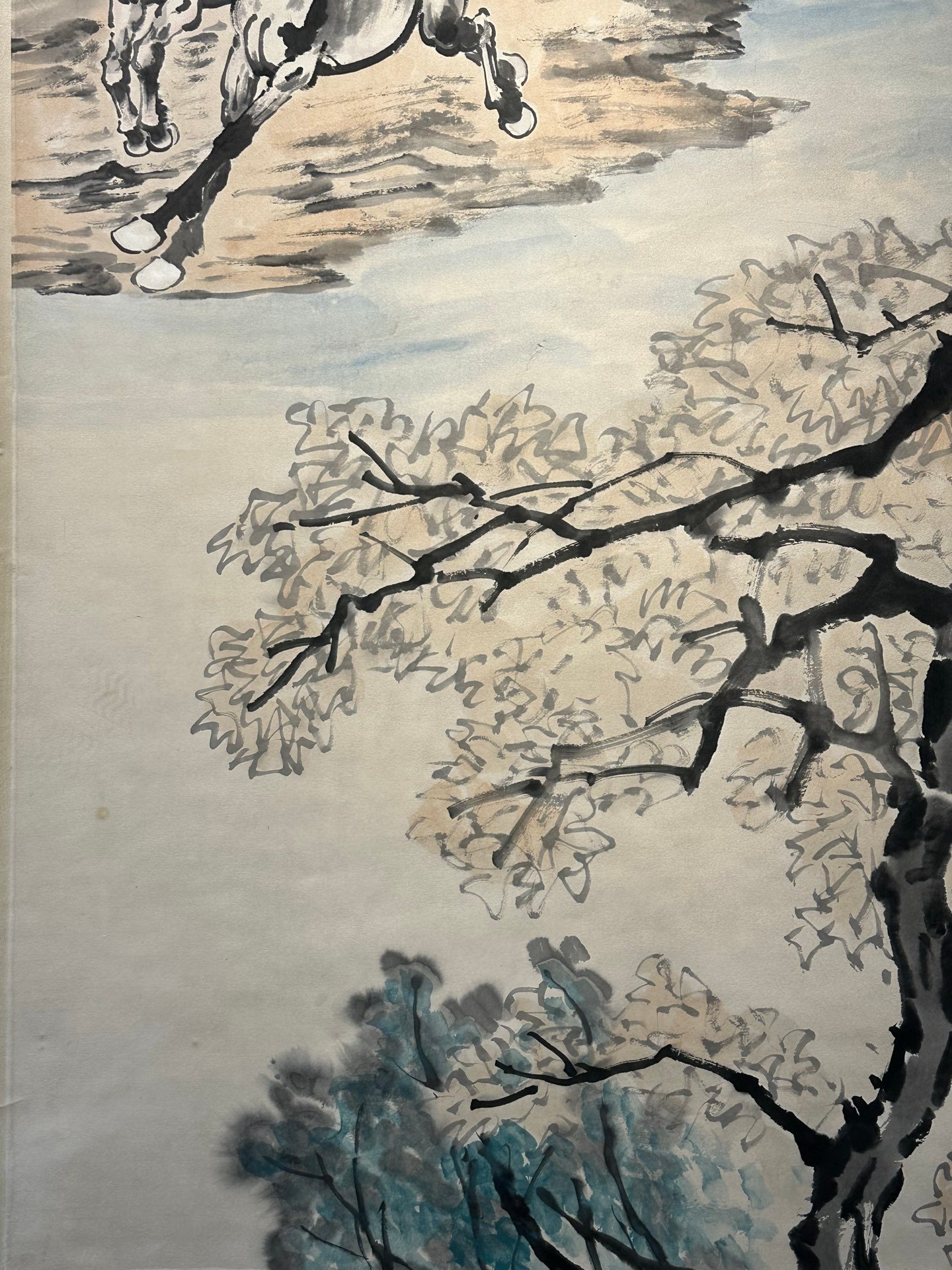 Chinese scroll painting Xu Beihong