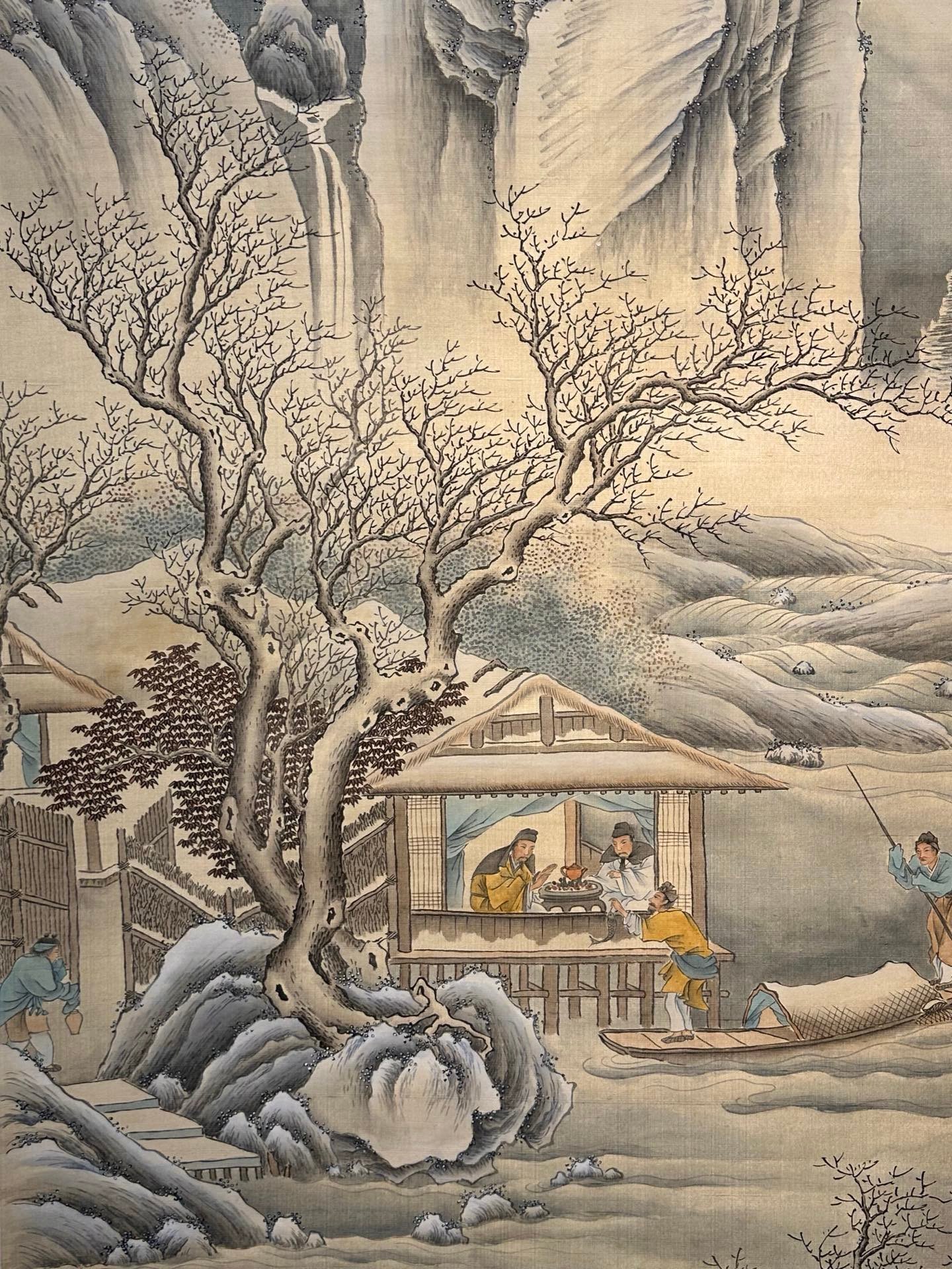 Chinese scroll painting Zhang Daqian