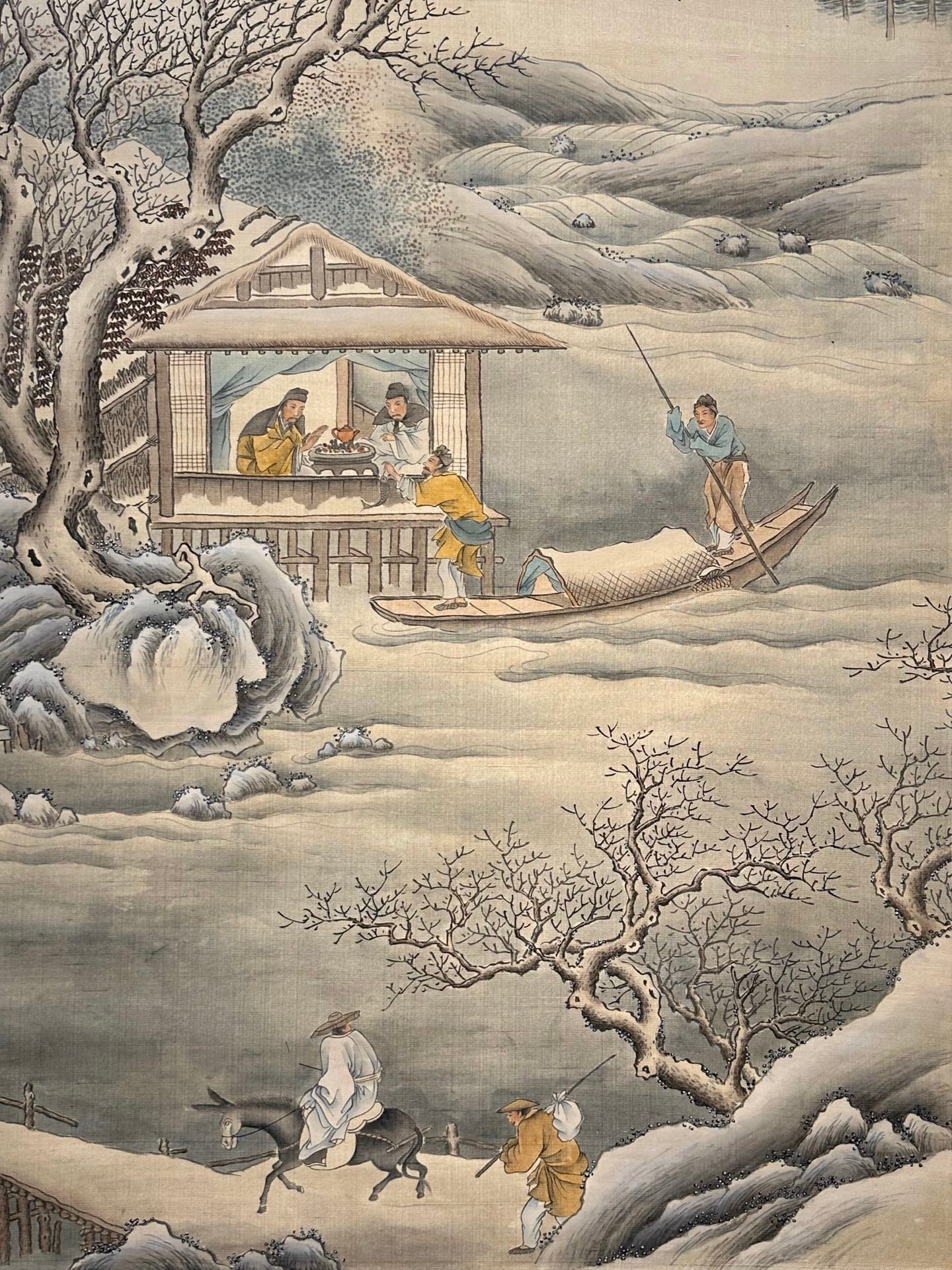 Chinese scroll painting Zhang Daqian