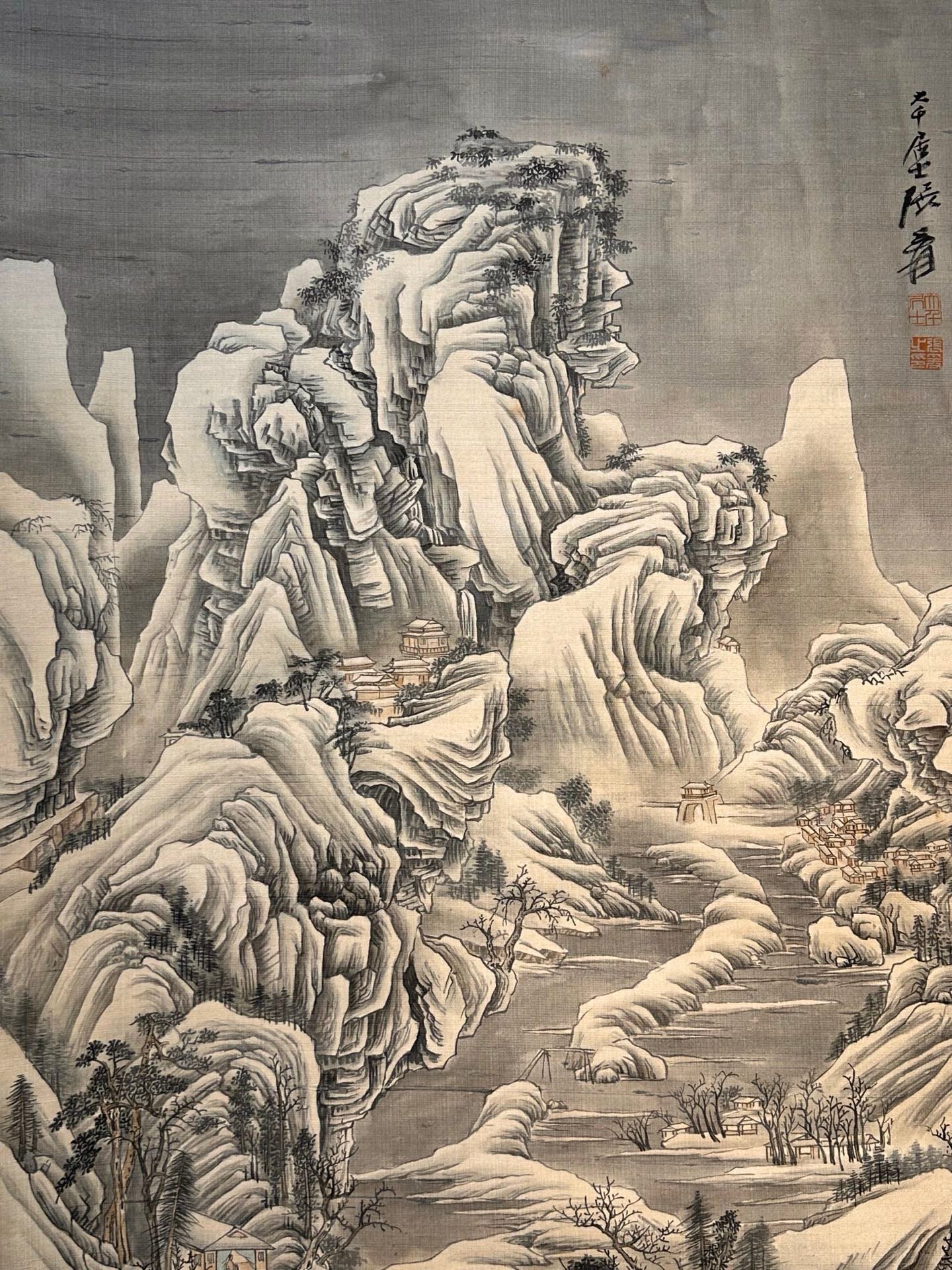 Chinese scroll painting Zhang Daqian