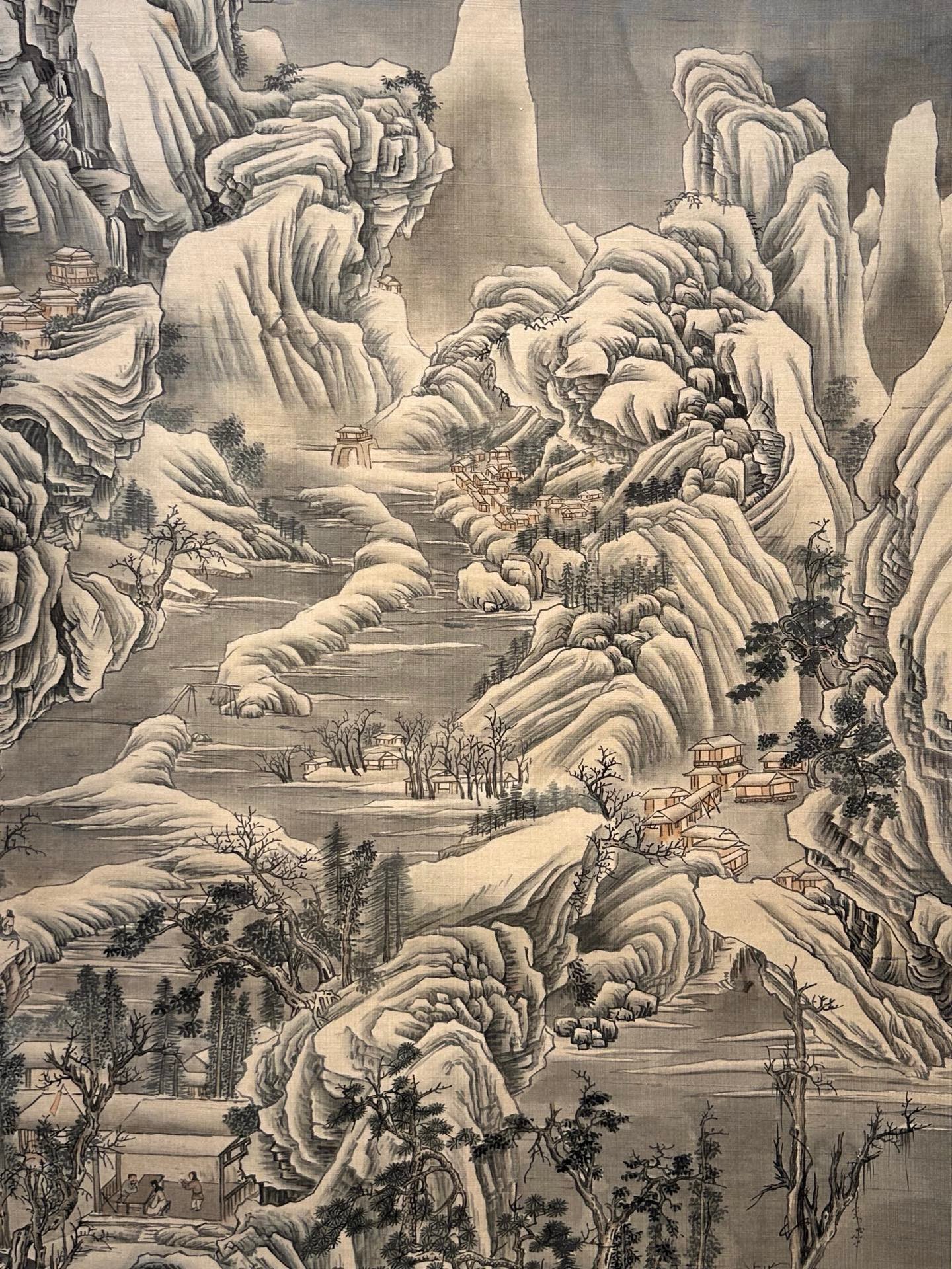 Chinese scroll painting Zhang Daqian