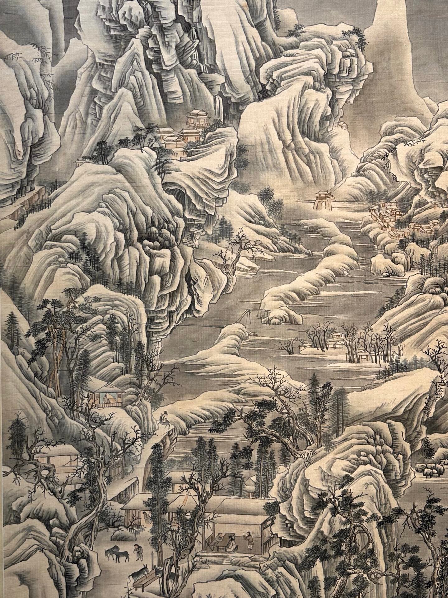 Chinese scroll painting Zhang Daqian