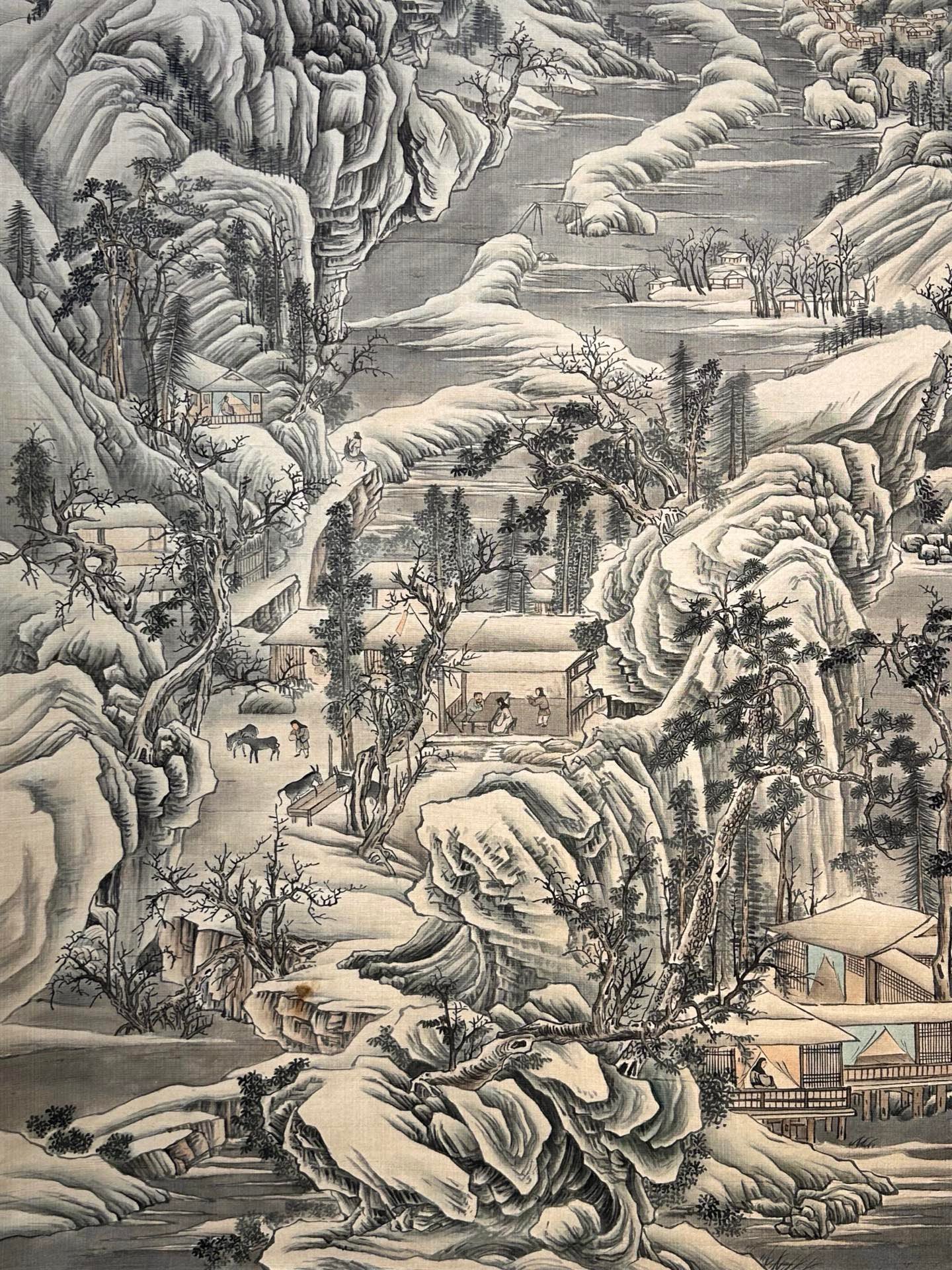 Chinese scroll painting Zhang Daqian