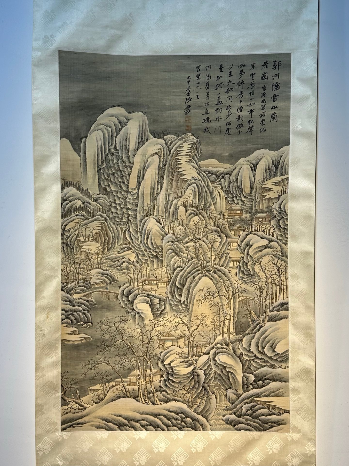 Chinese scroll painting Zhang Daqian