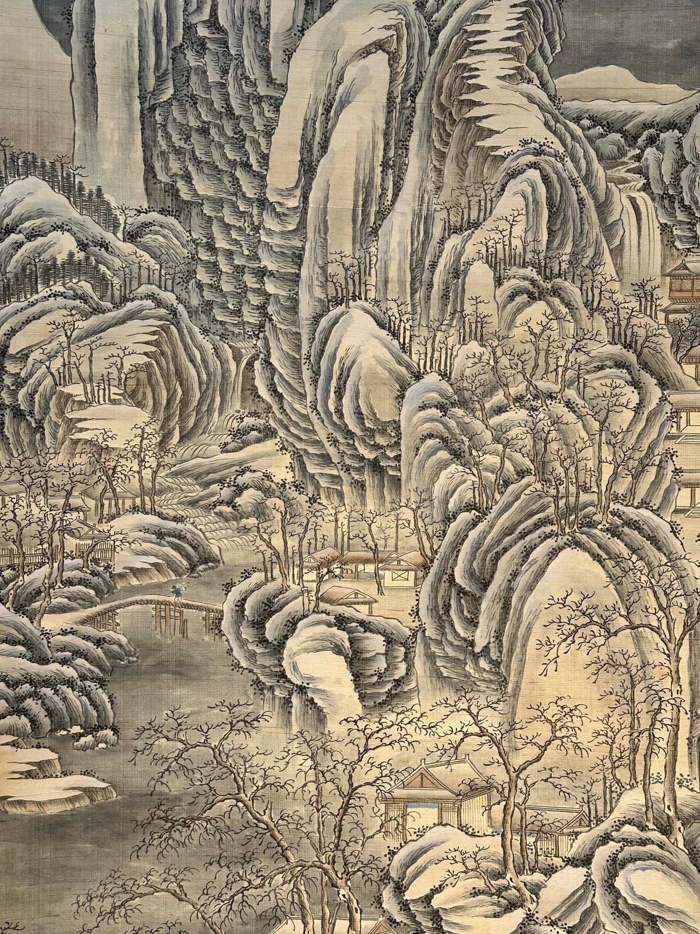 Chinese scroll painting Zhang Daqian