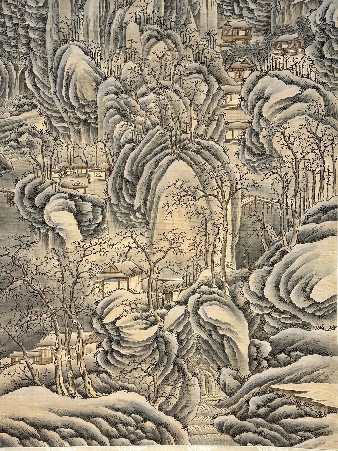 Chinese scroll painting Zhang Daqian