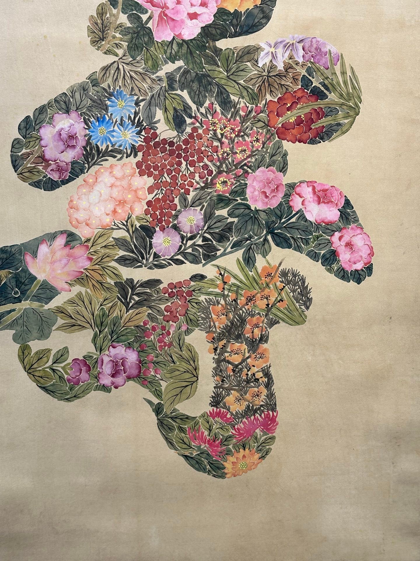 Chinese scroll painting Aisin Gioro Yan