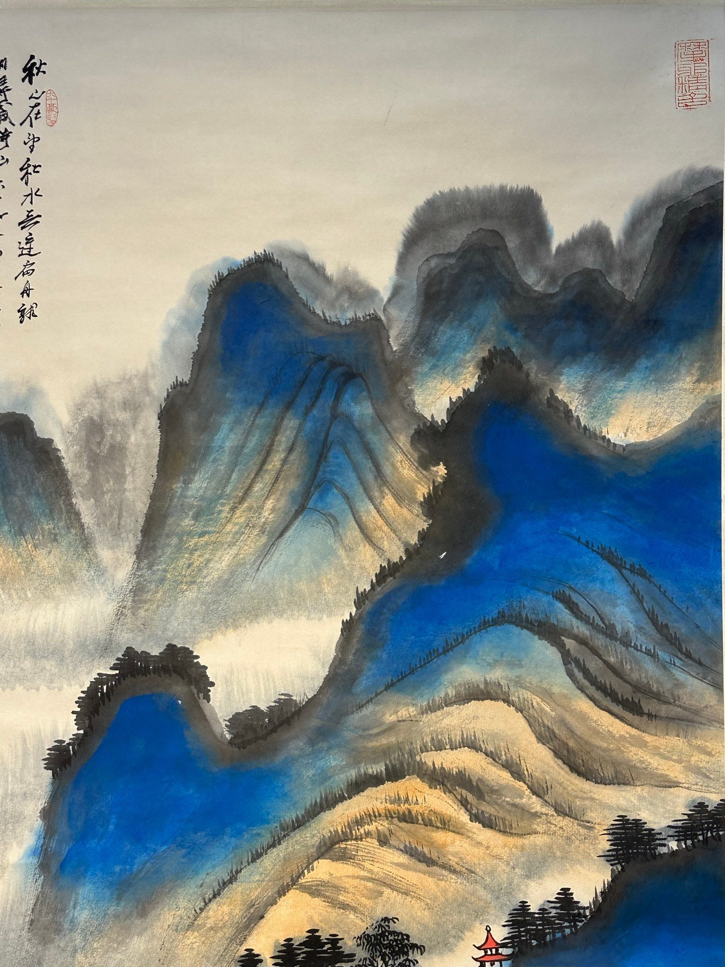 Chinese scroll painting Zhang Daqian