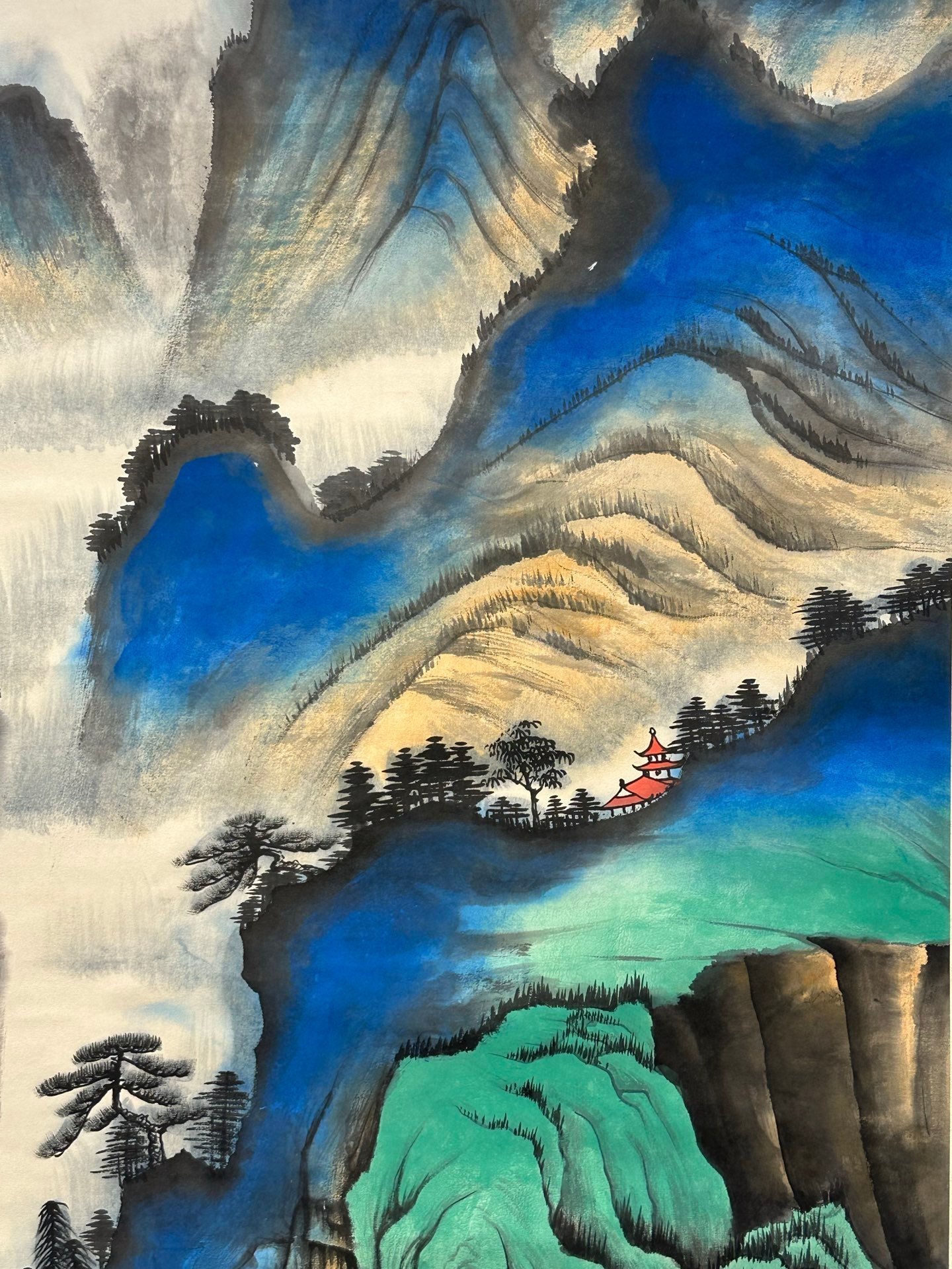 Chinese scroll painting Zhang Daqian